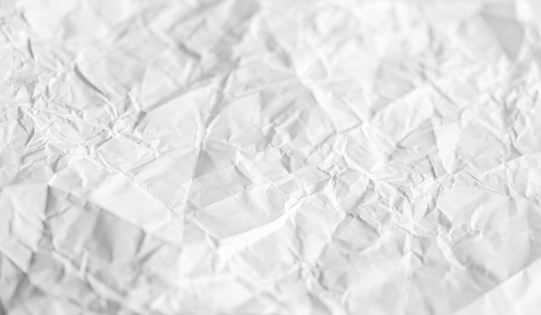 2210x1289 White Crumpled Paper Background