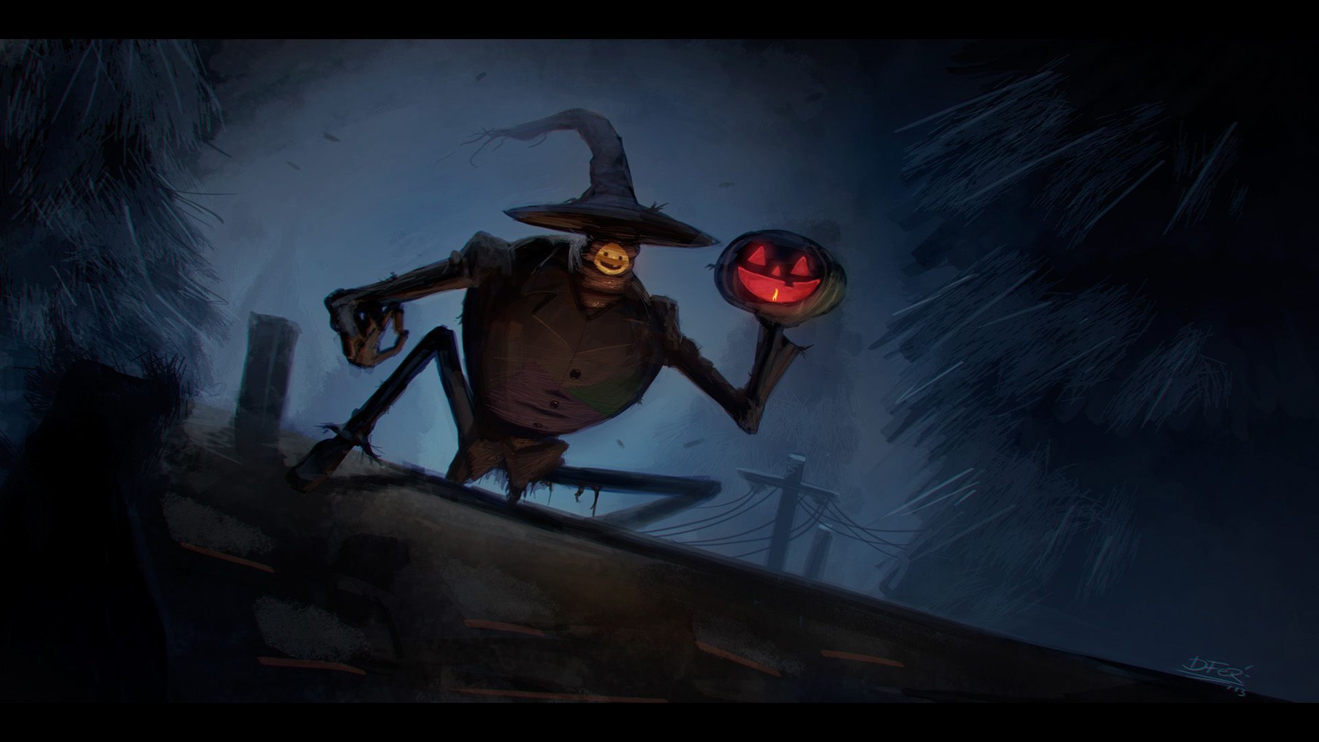 1920x1080 Gravity Falls Summerween Wallpaper