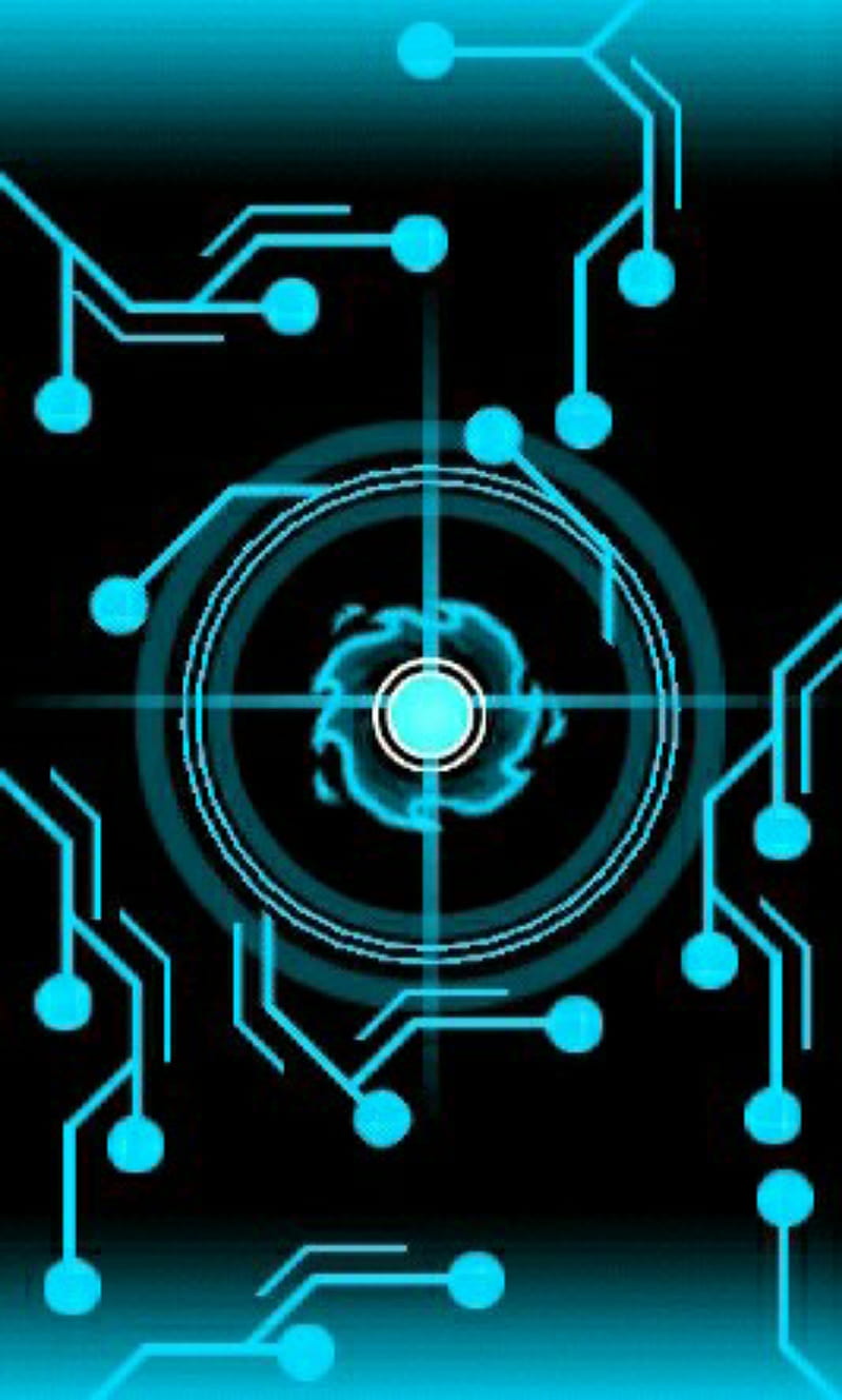 800x1329 Blue Tech, awesome, circuits, cool, neon, technology, ultra, HD phone wallpaper