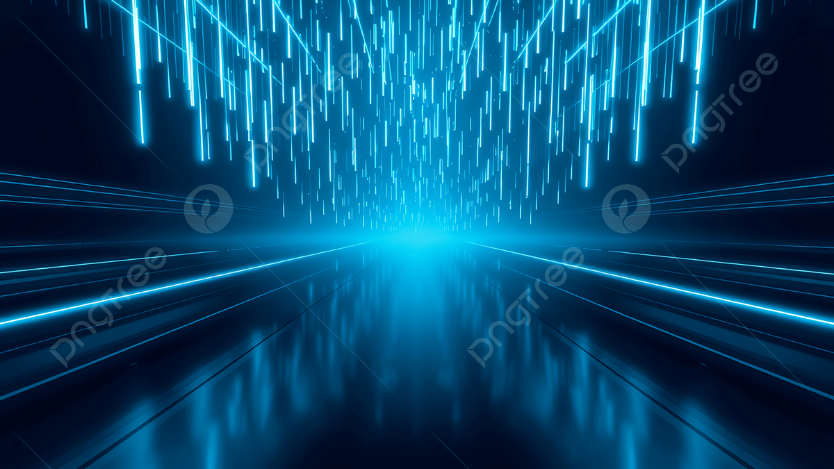 1200x675 Abstract Digital Blue Neon Light Tunnel Futuristic Background Data Flow Technology Design, Neon, Blue, Light Background Image And Wallpaper for Free Download