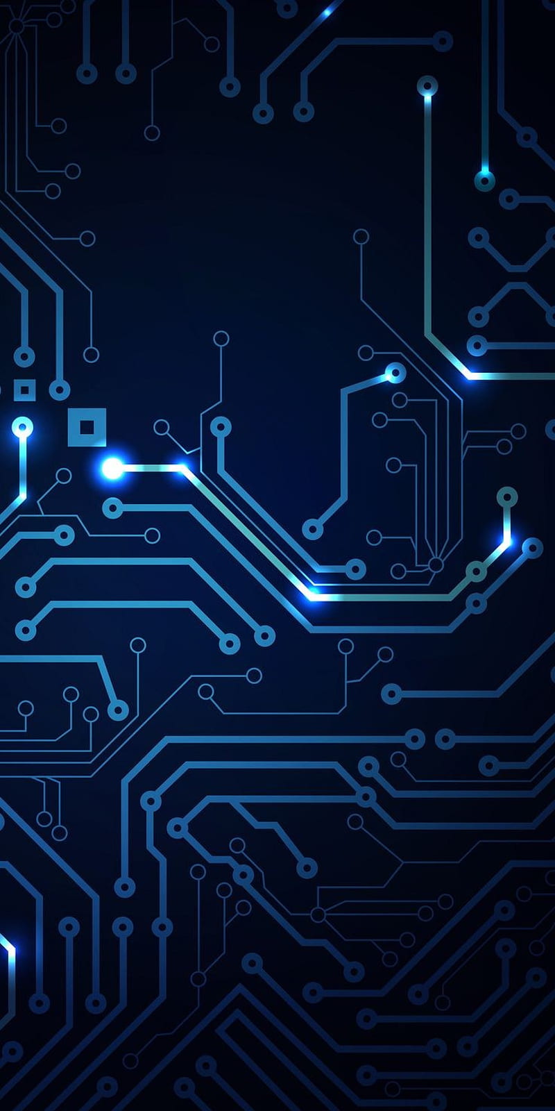 800x1600 Neon, circuit, technology, HD phone wallpaper
