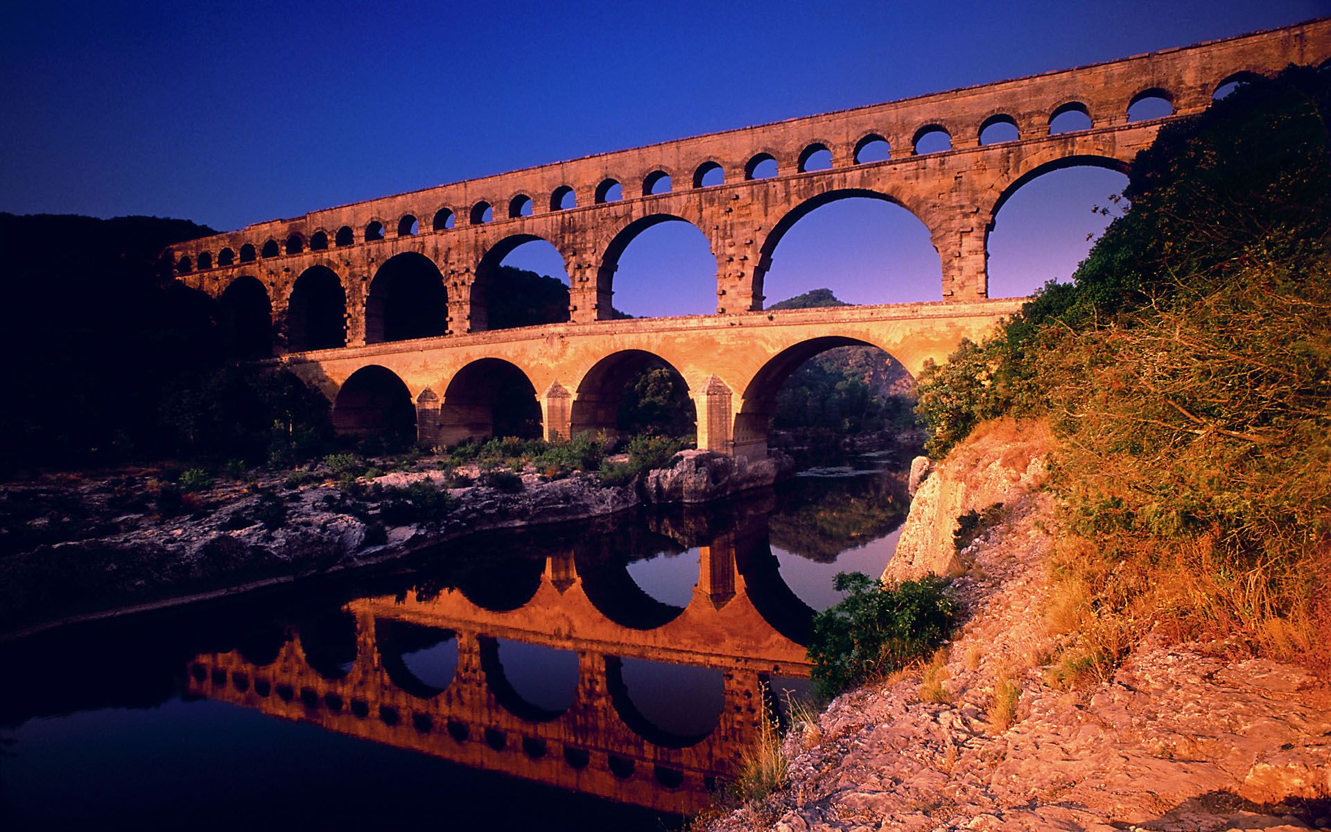 1920x1200 Pont Du Gard, Languedoc Roussillon, France