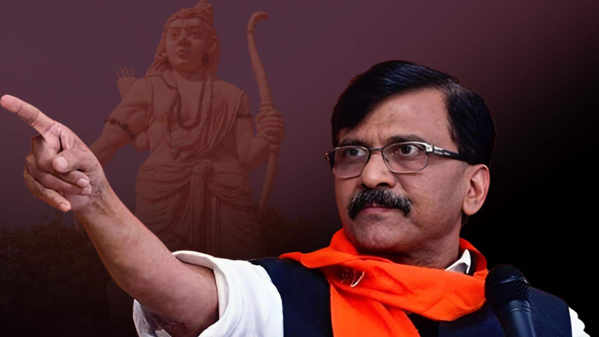 1920x1080 Ram Mandir inauguration: Sanjay Raut accuses BJP of 'kidnapping Ram'