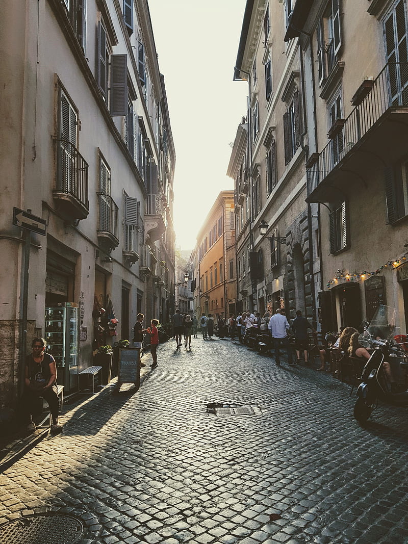 800x1067 Roman Town, rome, city, vintage, italy, summer, HD phone wallpaper