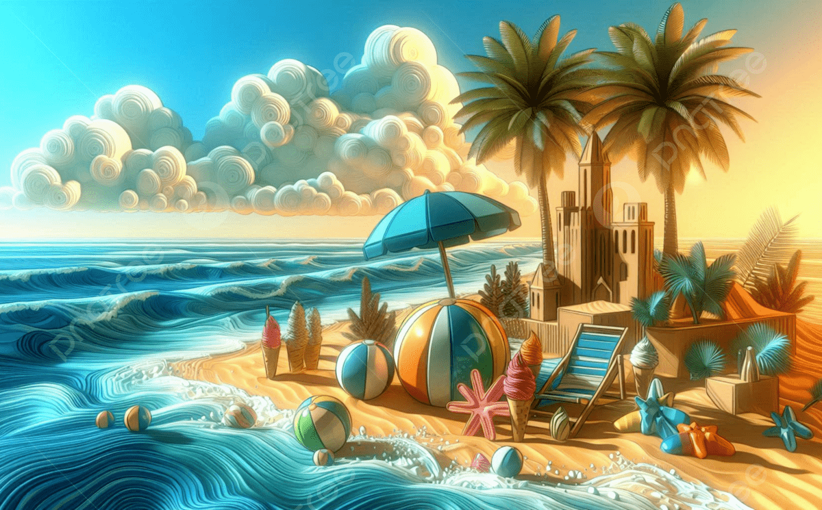 1200x745 Summer City Beach Vibes 4k Computer Wallpaper, Wallpaper, 4k Wallpaper, Colorful Wallpaper Background Image And Wallpaper for Free Download