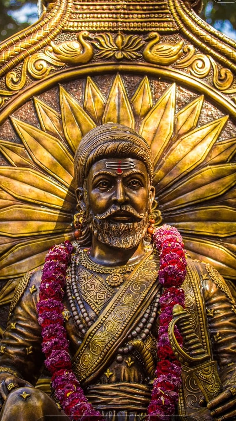 800x1422 Chhatrapati Shivaji Maharaj 3D, shivaji, raja, fighter, lord, HD phone wallpaper
