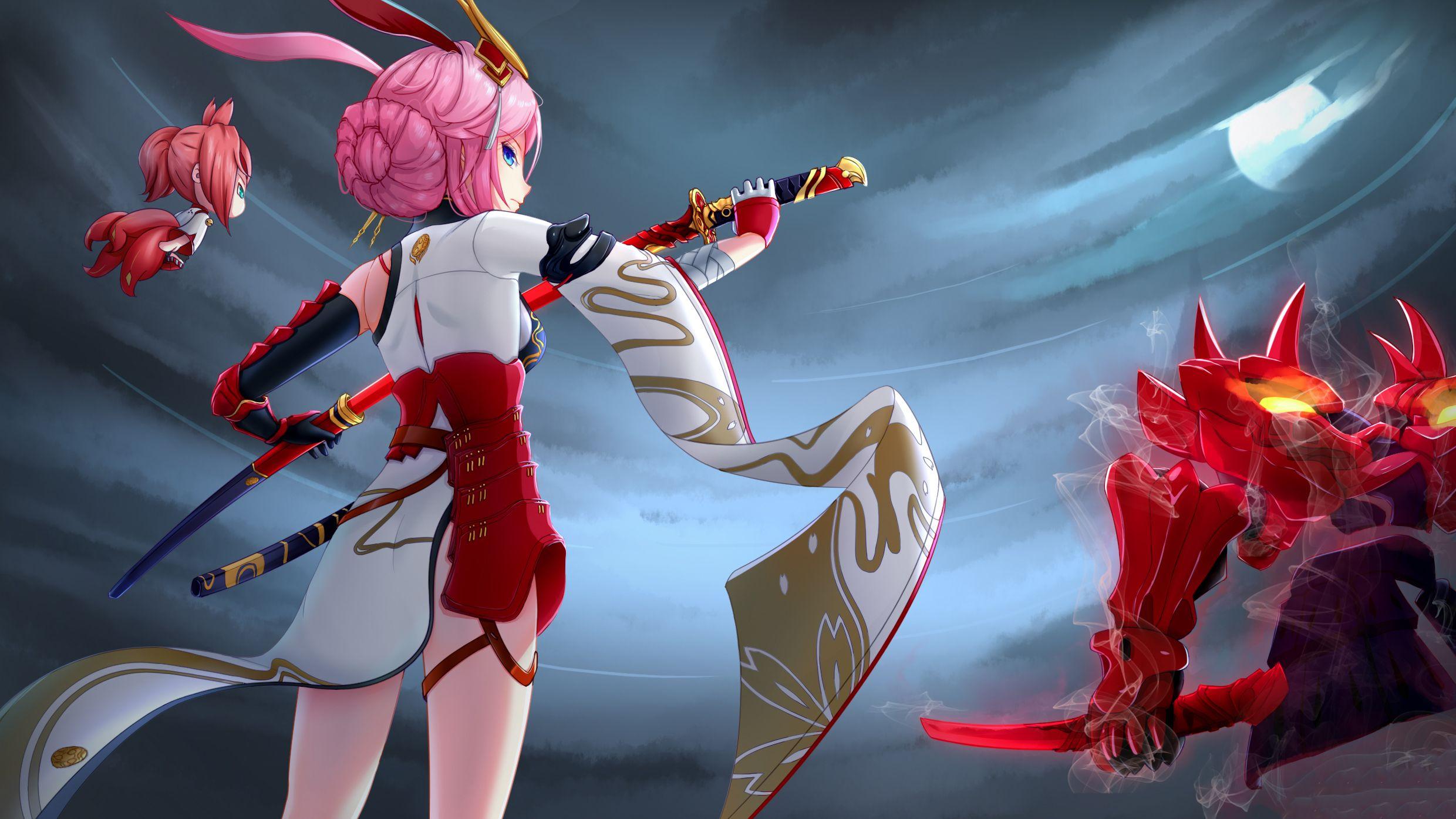 2480x1395 Yae Sakura (Benghuai Xueyuan) HD Wallpaper