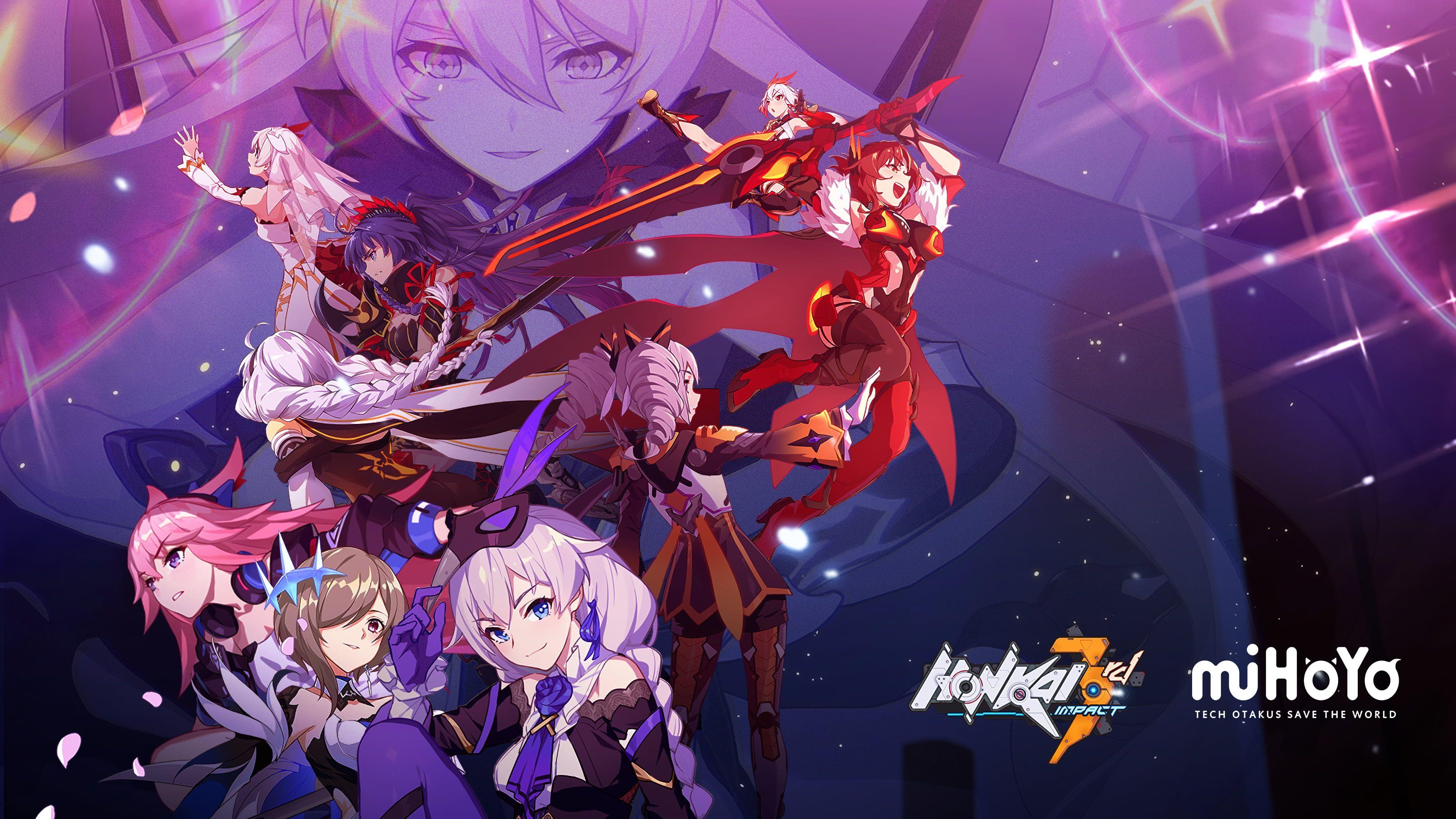 3840x2160 Video Game Honkai Impact 3rd Bronya Zaychik Fu Hua Kallen Kaslana