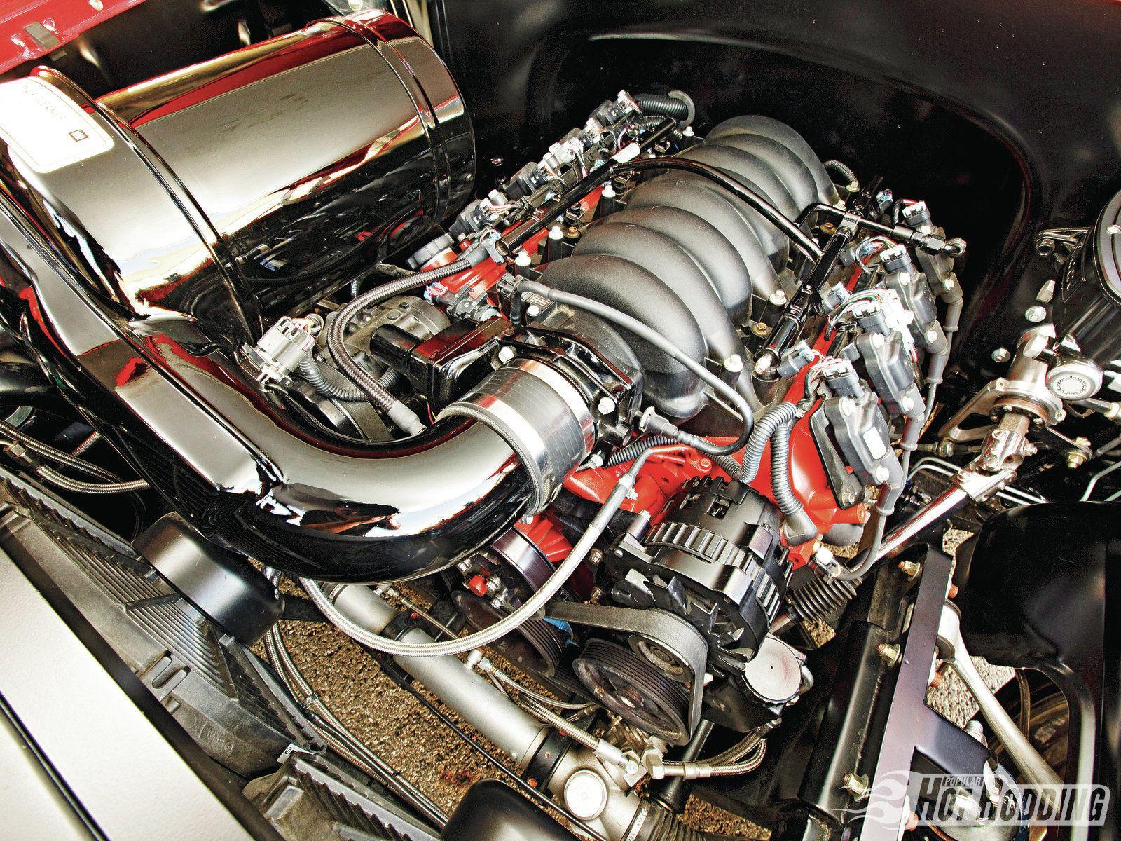 1600x1200 Chevy LS3 Powered, C6 Suspended, Tri Five Wallpaper