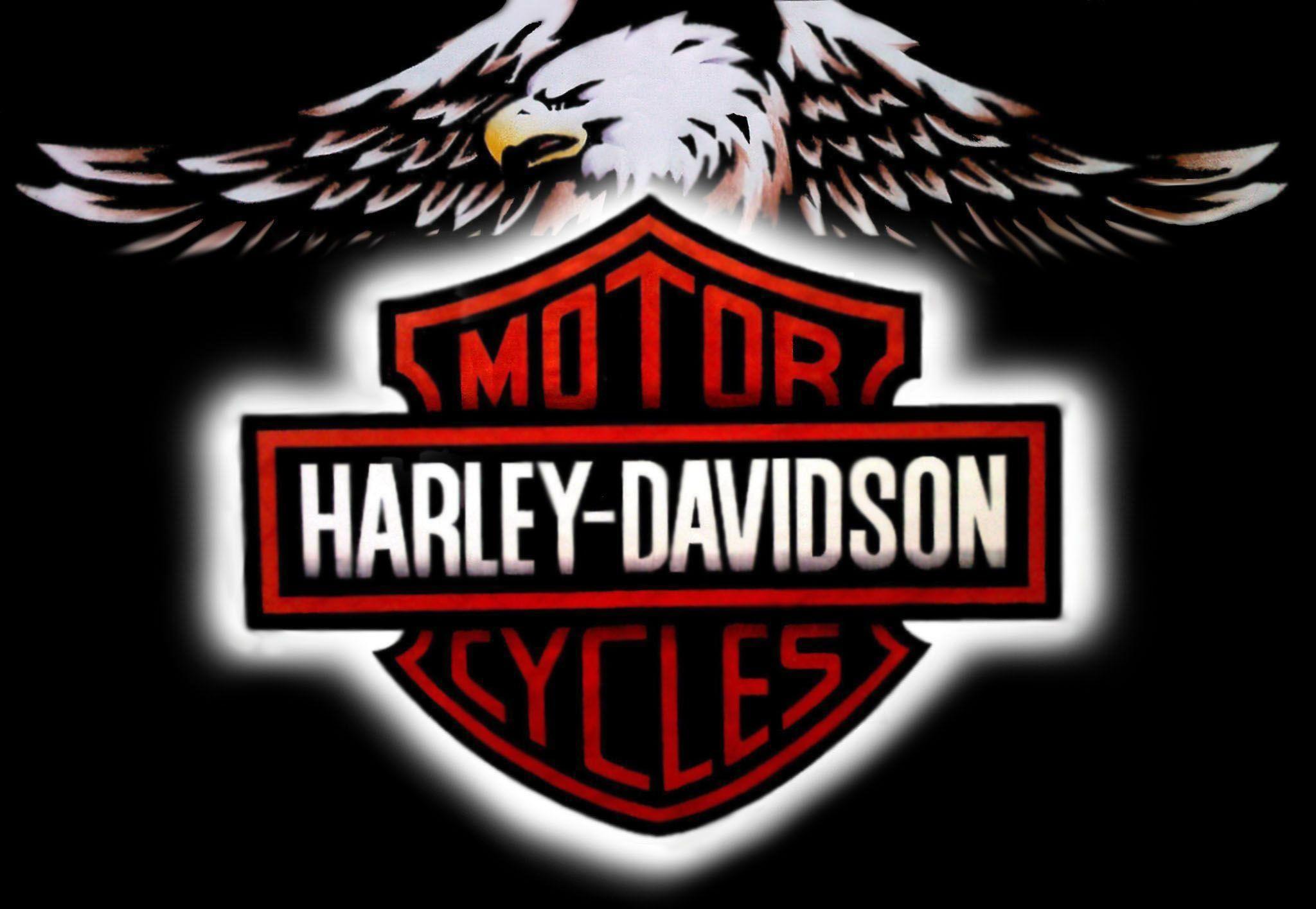 Hình nền logo Harley Davidson 2048x1416