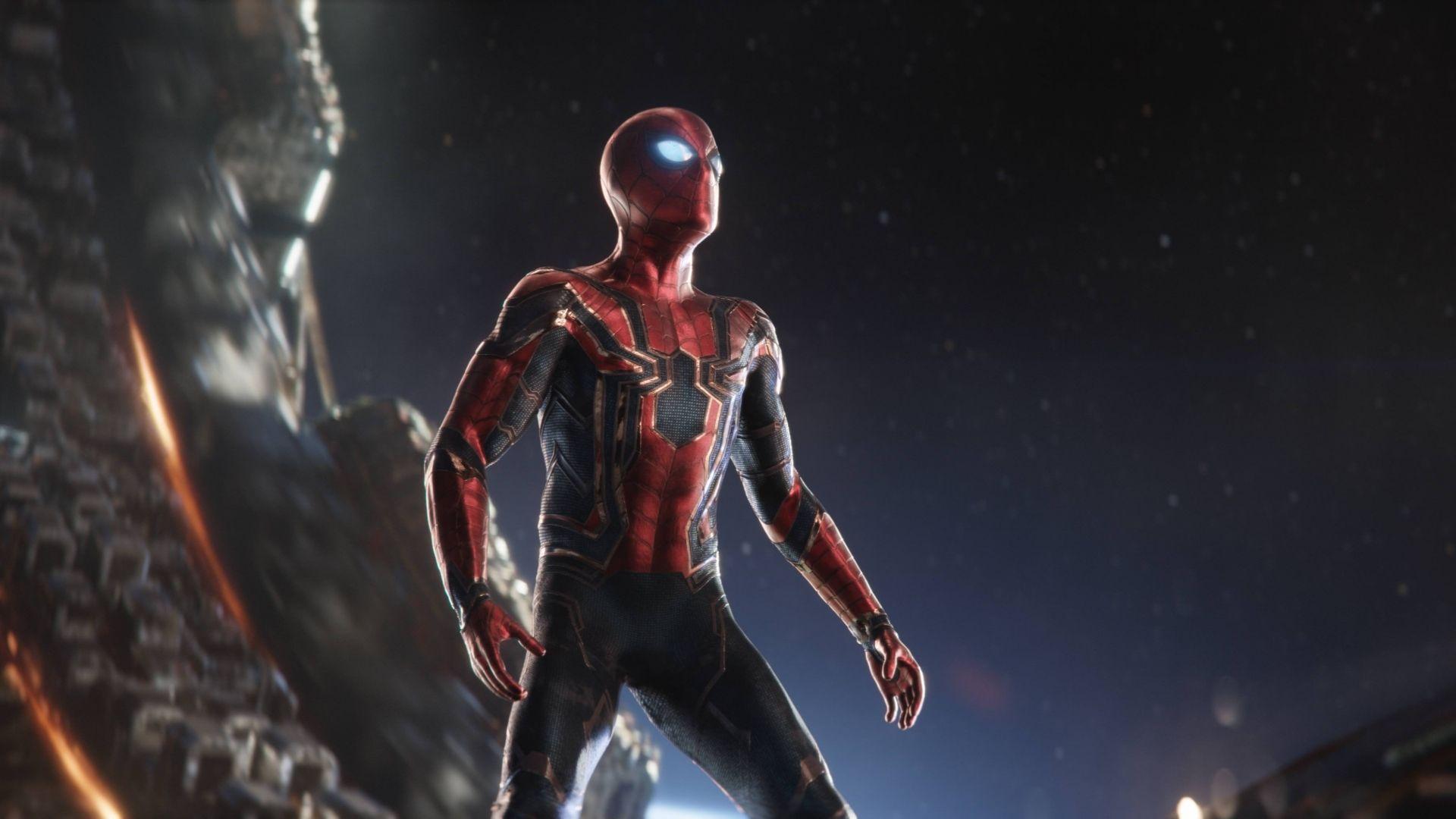 1920x1080 Iron Spider Armor. Marvel Cinematic Universe