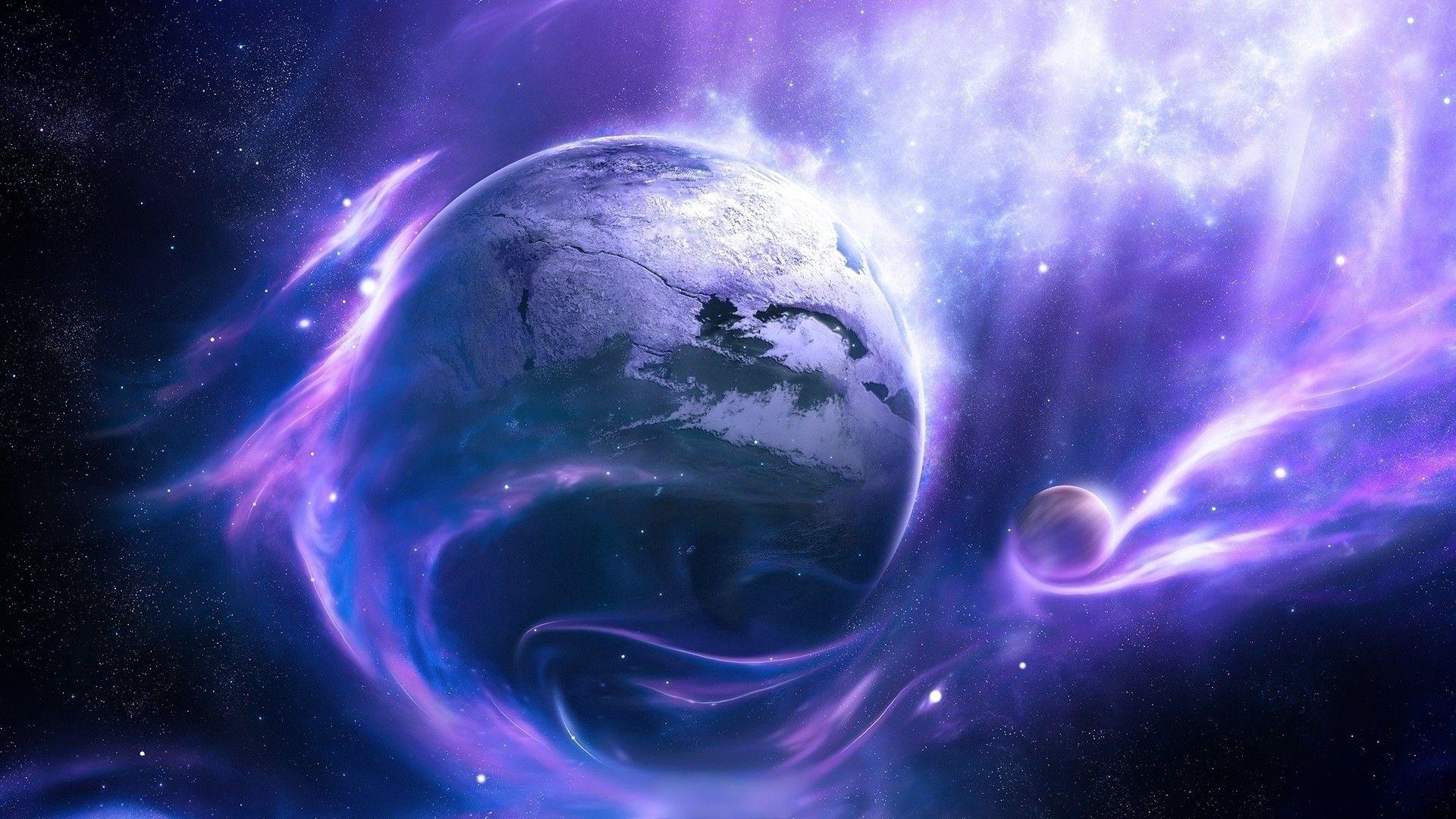 1920x1080 Galaxy Blue Purple HD Wallpaper Background Cool For Galaxy Wallpaper 1080p Wallpaper & Background Download