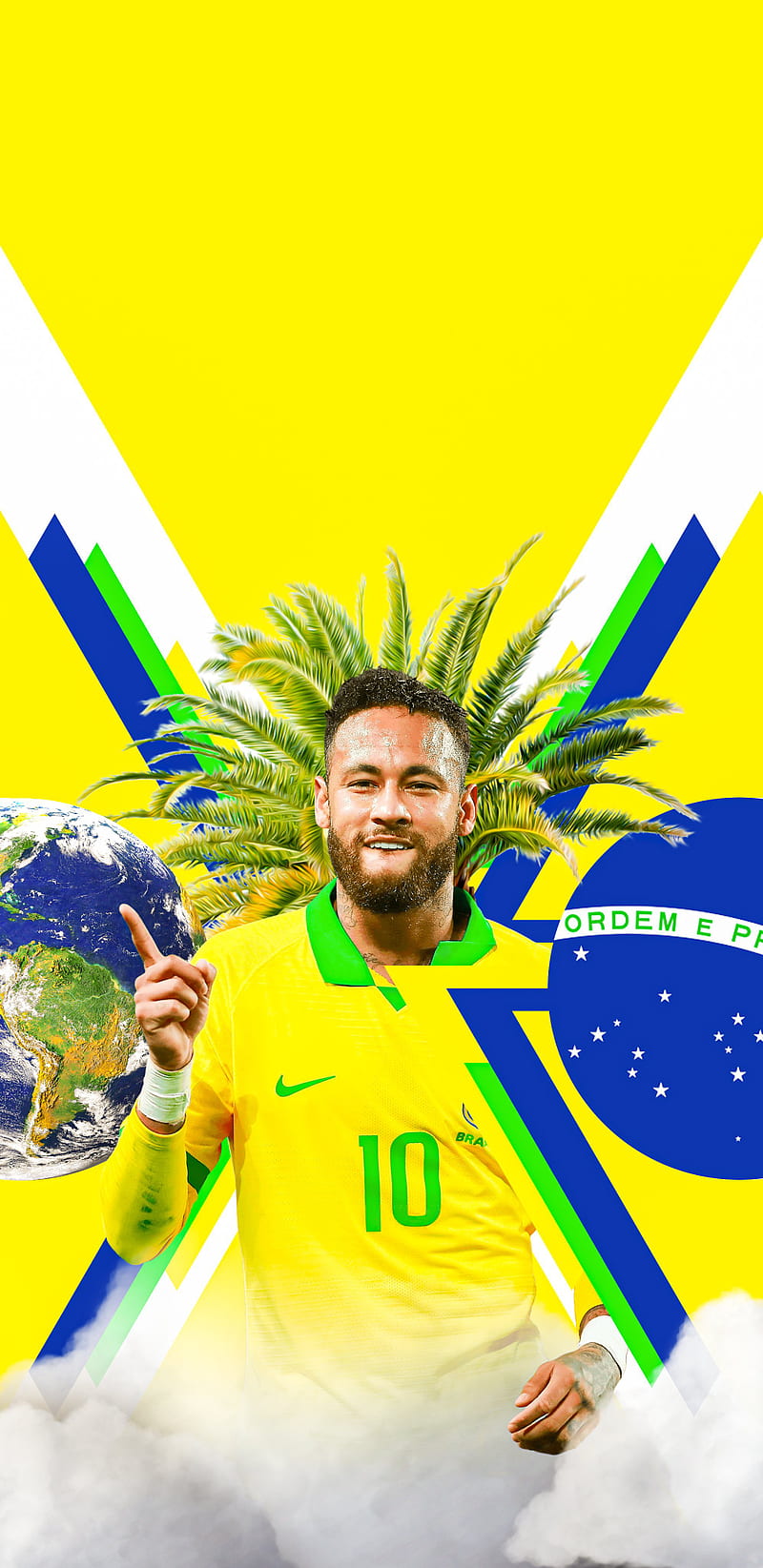 800x1645 Neymar Jr, soccer, brazil, brazilian, nike, brasil, football, HD phone wallpaper