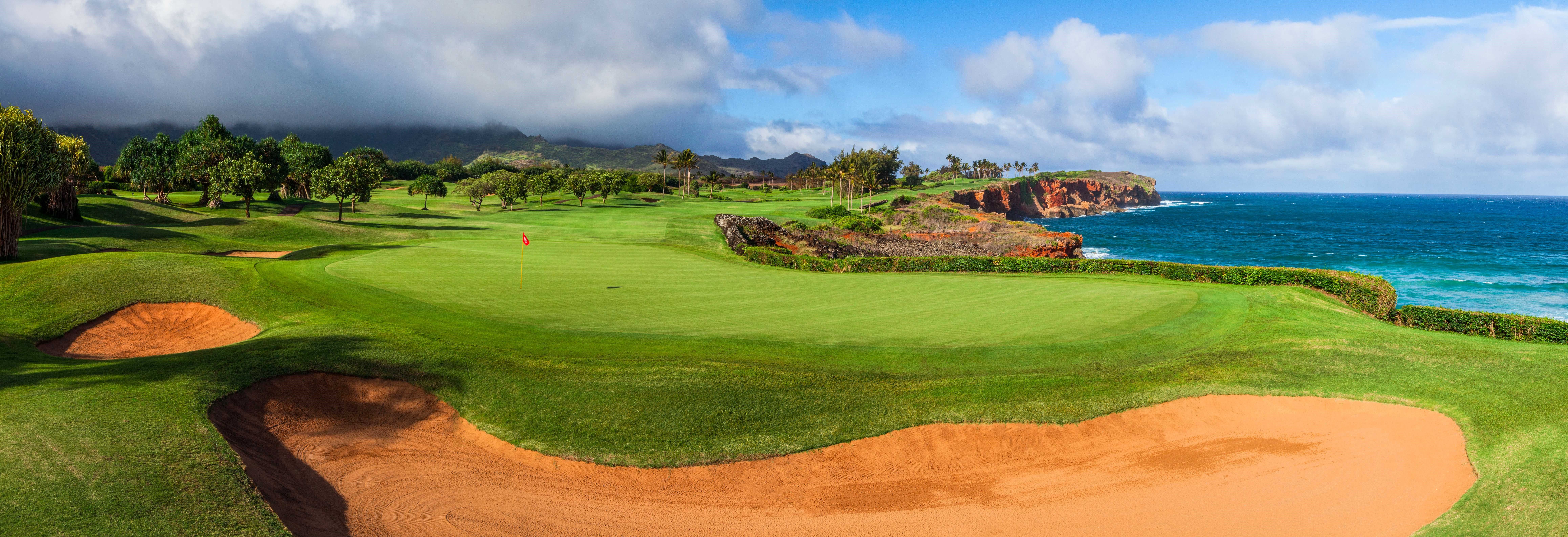9264x3173 Poipu Bay Golf Course and Resort and Review Hawaii