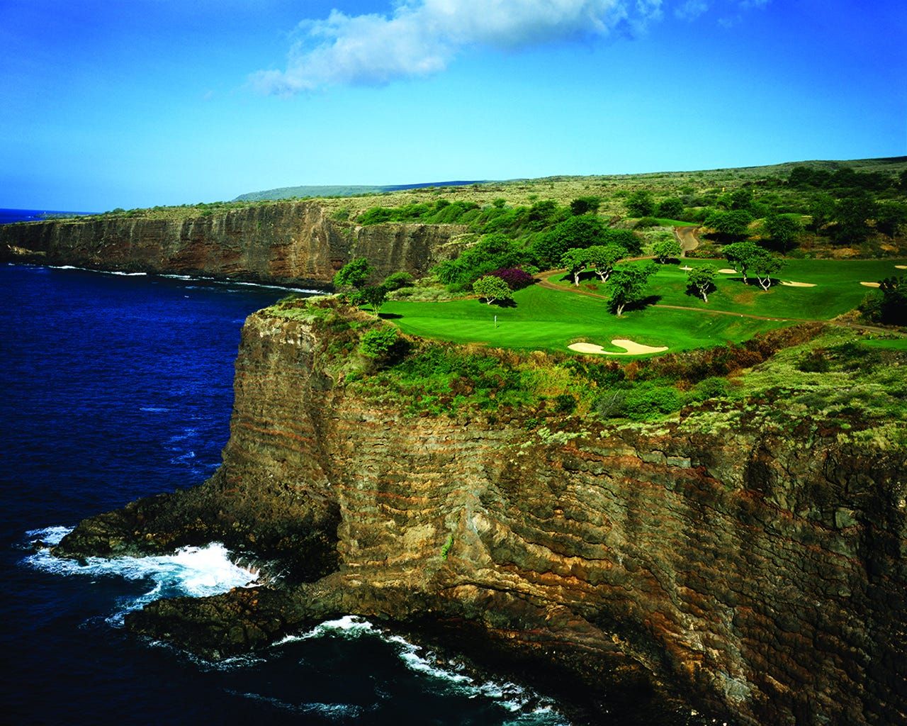 1280x1024 Golfweek's Best Courses: Hawaii