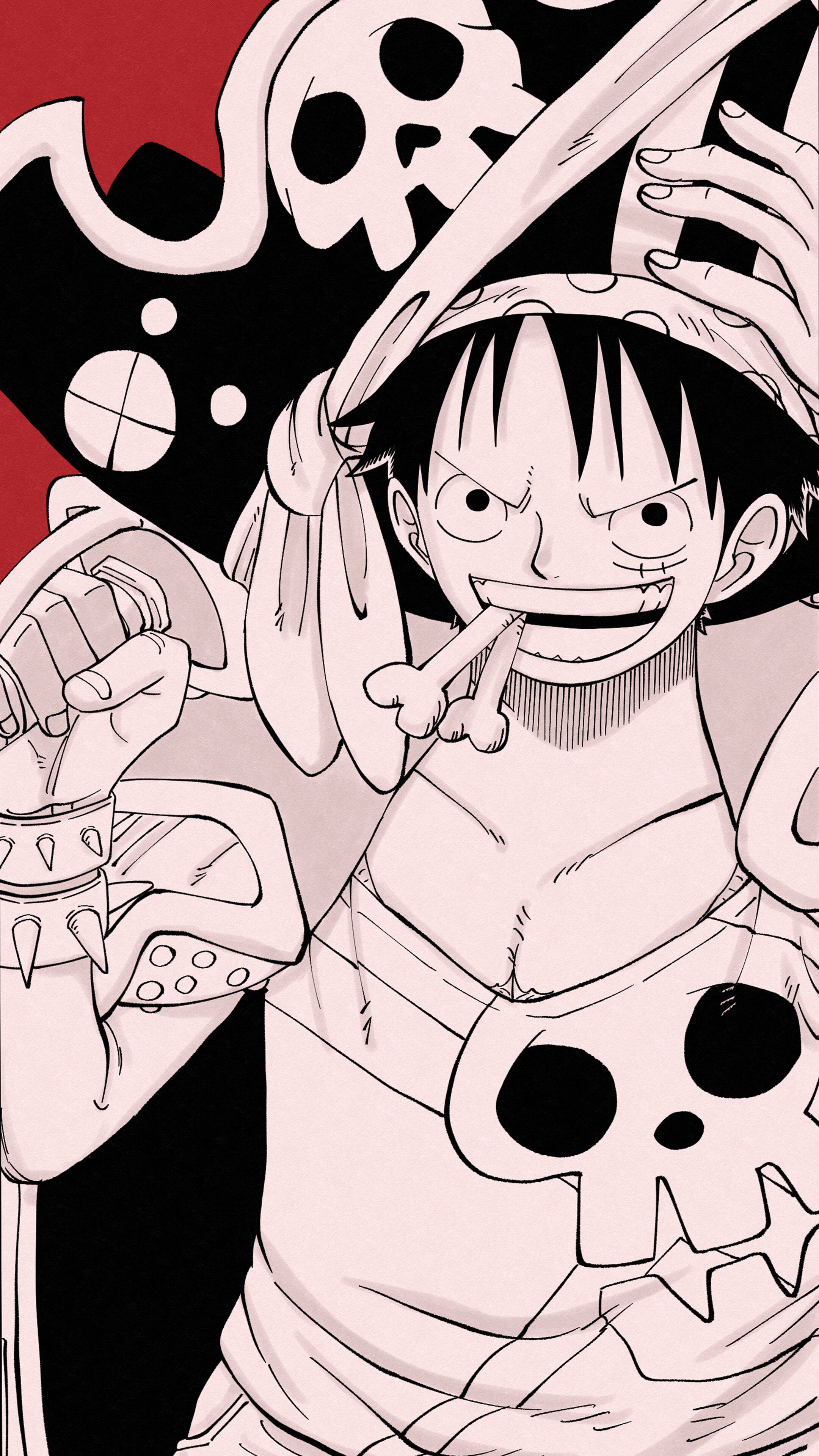2160x3840 One Piece: Red Luffy Zoro Sanji 4K Wallpaper iPhone HD Phone h