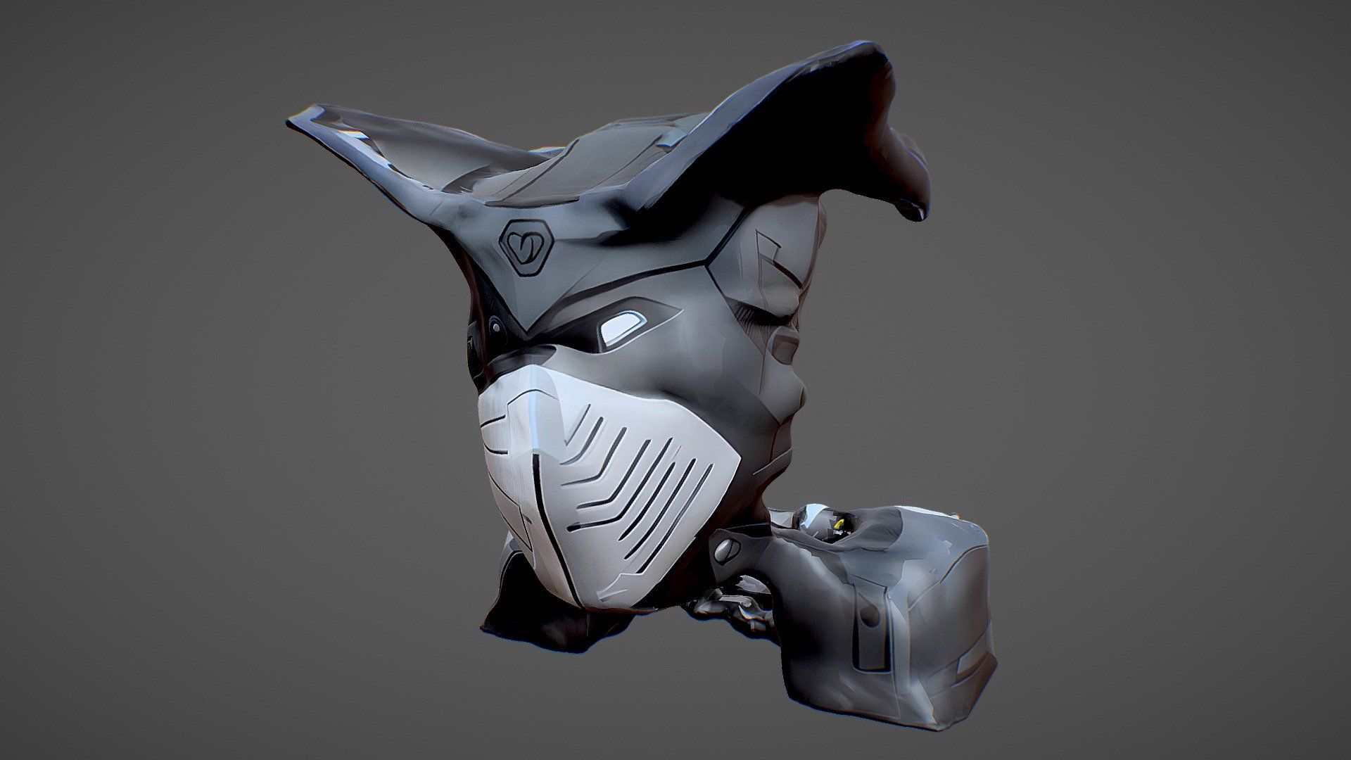 1920x1080 Futuristic mempo mask Free 3D model by Verticle [f75912e]