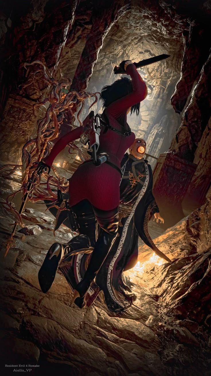736x1308 Ada Wong Resident Evil 4 (Separate Ways)