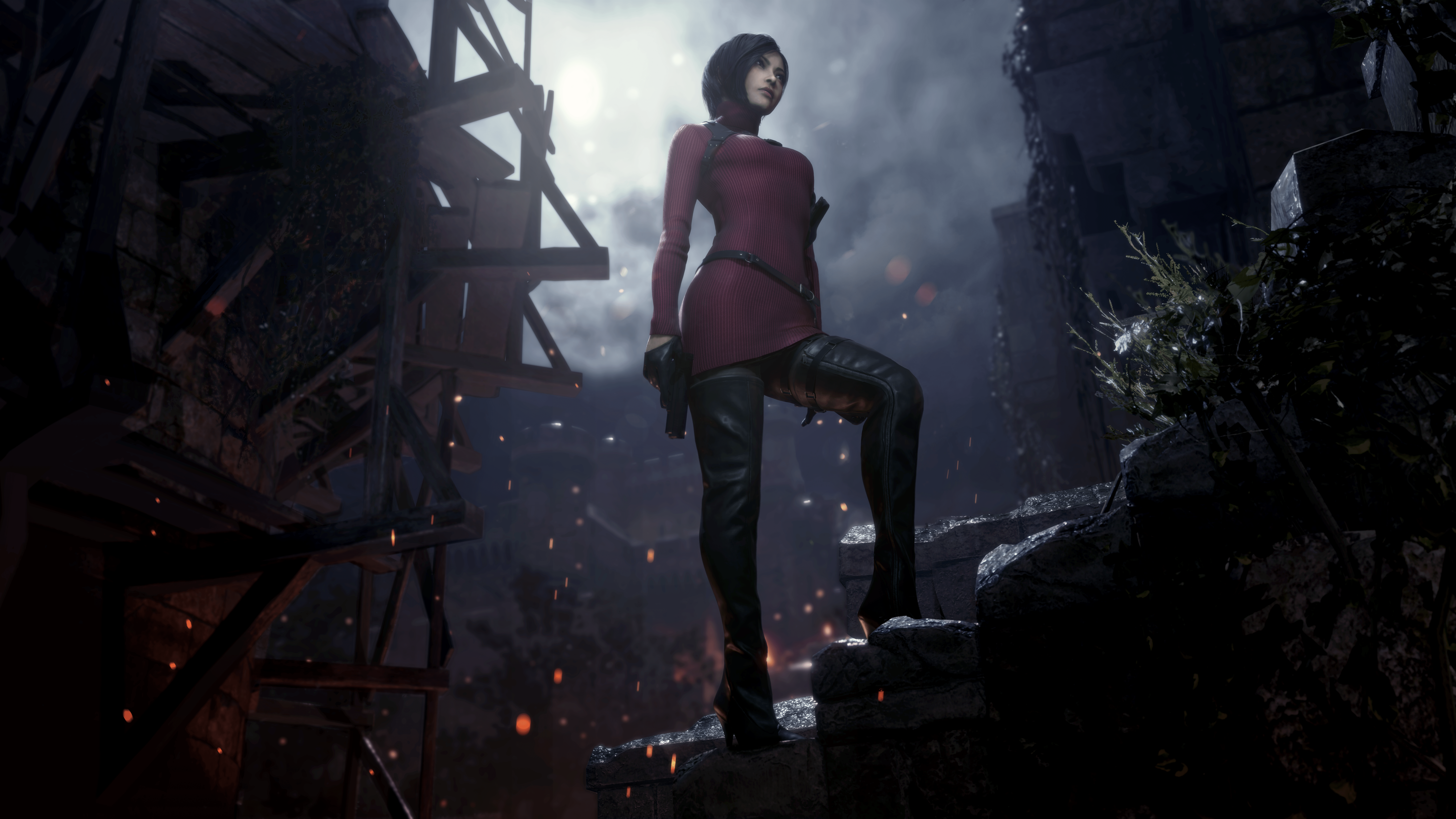 7680x4320 Resident Evil 4 Remake HD Wallpaper Spotlightx4320