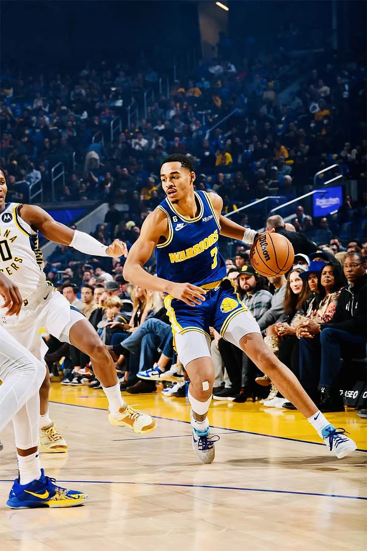 728x1092 HD wallpaper: Jordan Poole, NBA, basketball, Golden State Warriors
