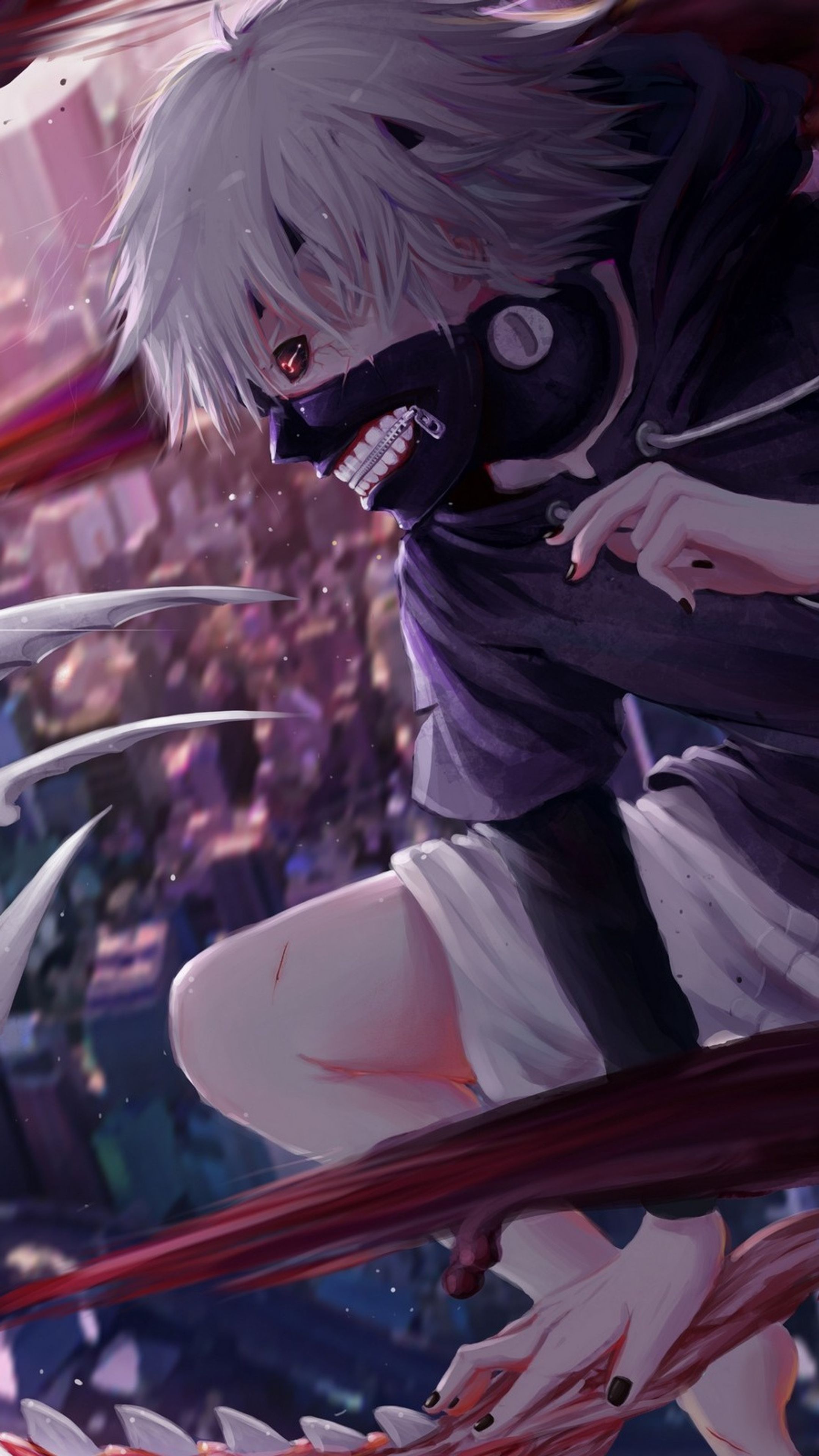 2160x3840 Tokyo Ghoul Anime Digital Art Sony Xperia X, XZ, Z5 Premium , HD 4k Wallpaper, Image, Background, Photos and Picture