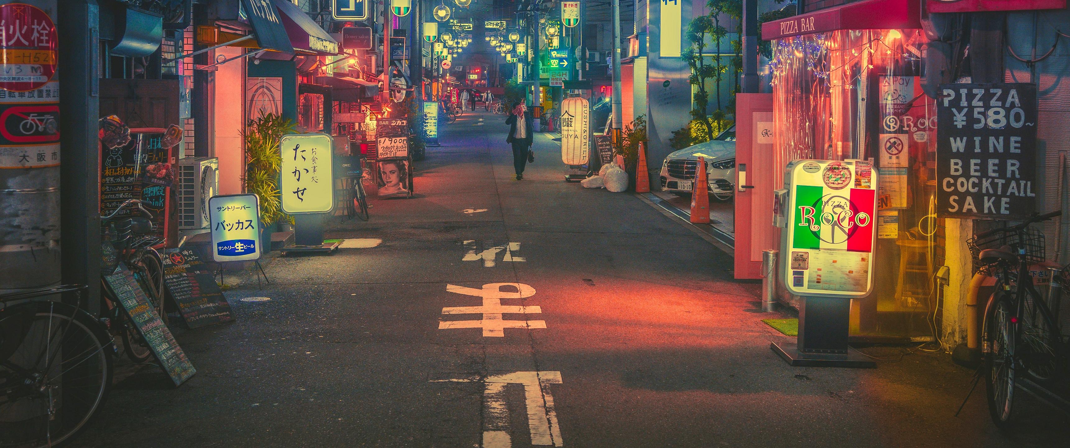 3440x1440 Japan Street Scene [3440x1440]