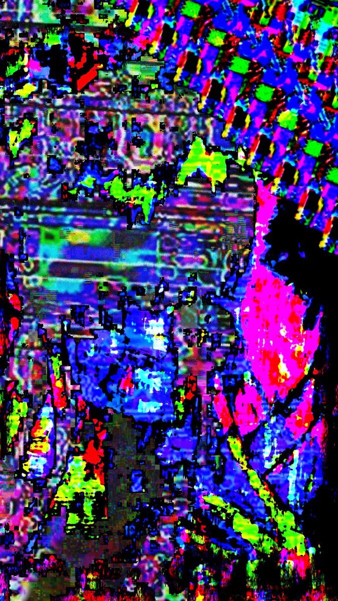 675x1200 Neon Glitch Art Wallpaper. Vibrant glitch art background, Glitch art house wallpaper, Glitchcore wallpaper