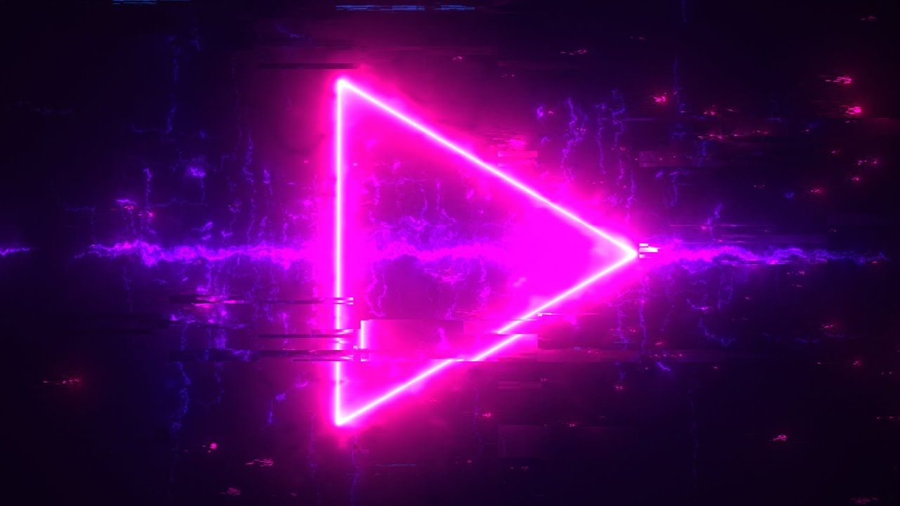 1280x720 Cyberpunk Hi Tech Glitch Neon Arrow Animation Background Video