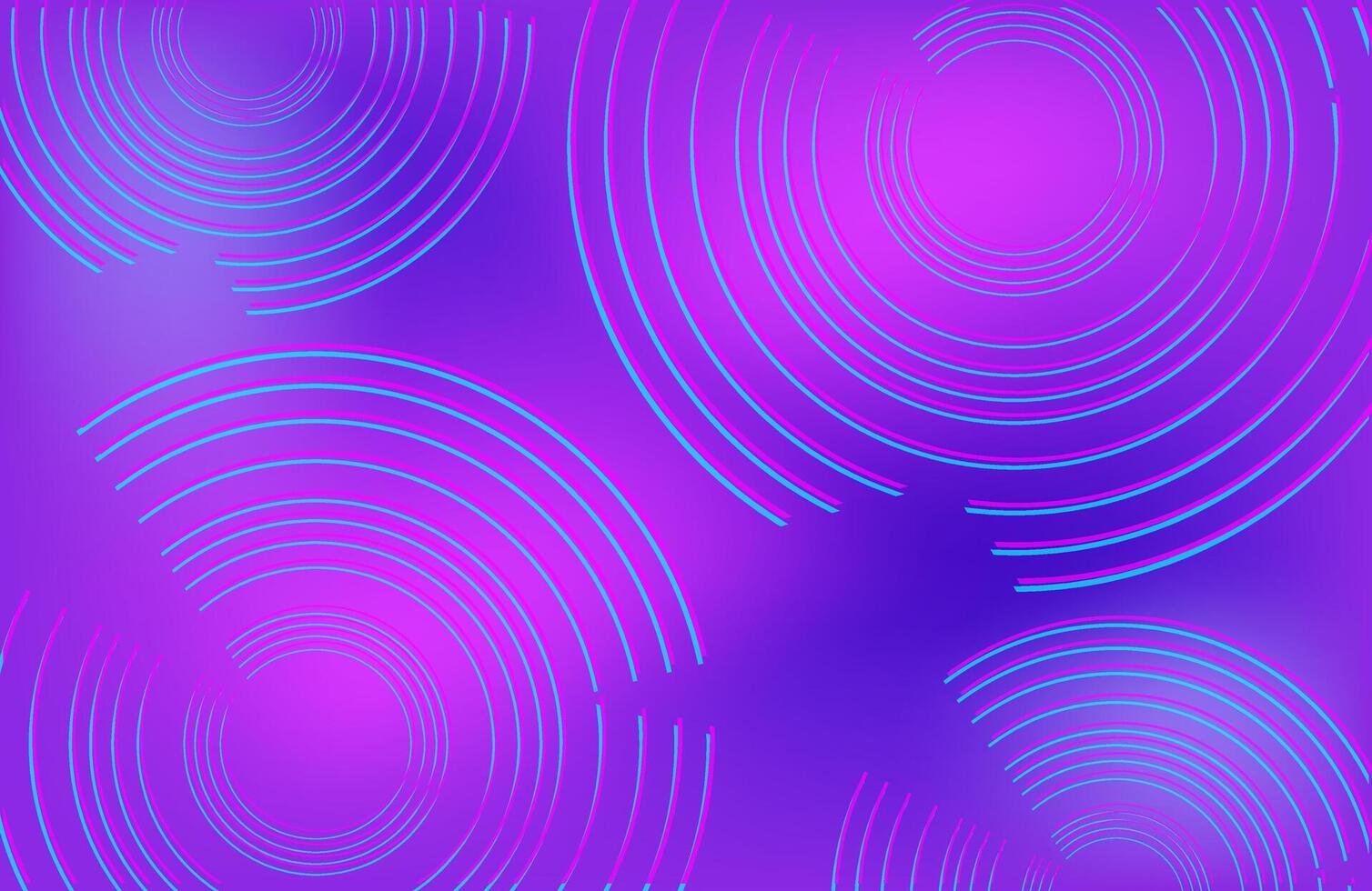 1508x980 Blue and violet gradient futuristic background glitch effect. Neon vibrant banner, mesh cover with techno line circles