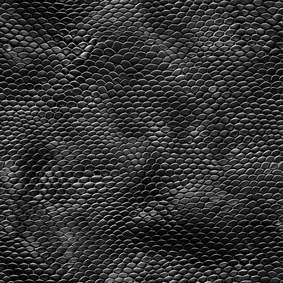 980x980 Black Snakeskin Leather Texture Seamless