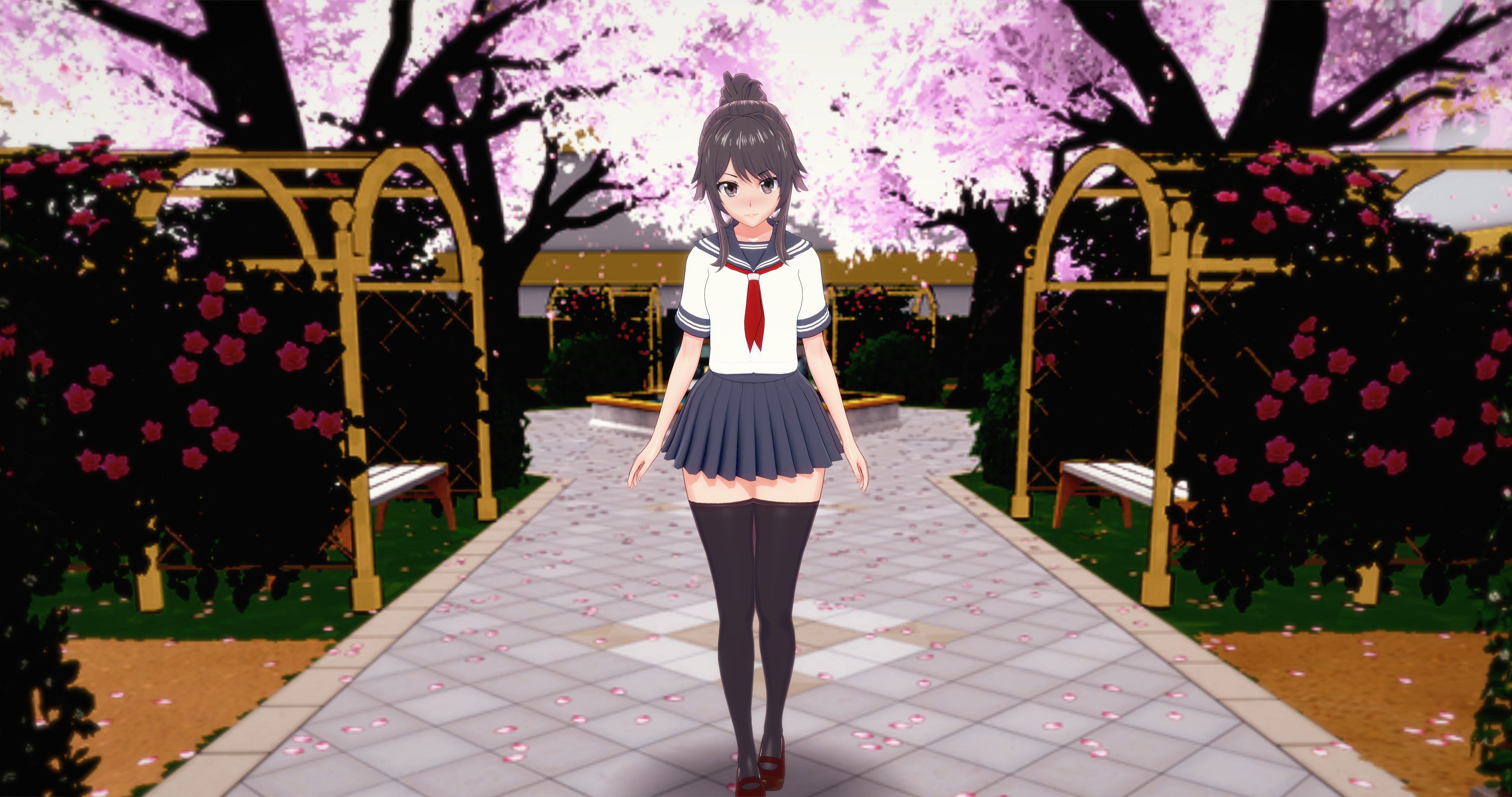 4096x2160 Desktop wallpaper: Ryoba Aishi, Yandere Simulator, The Yakuza (Yansim), Video Game, Kocho Shuyona, The Journalist (Yansim) 4K free download for PC. 895770