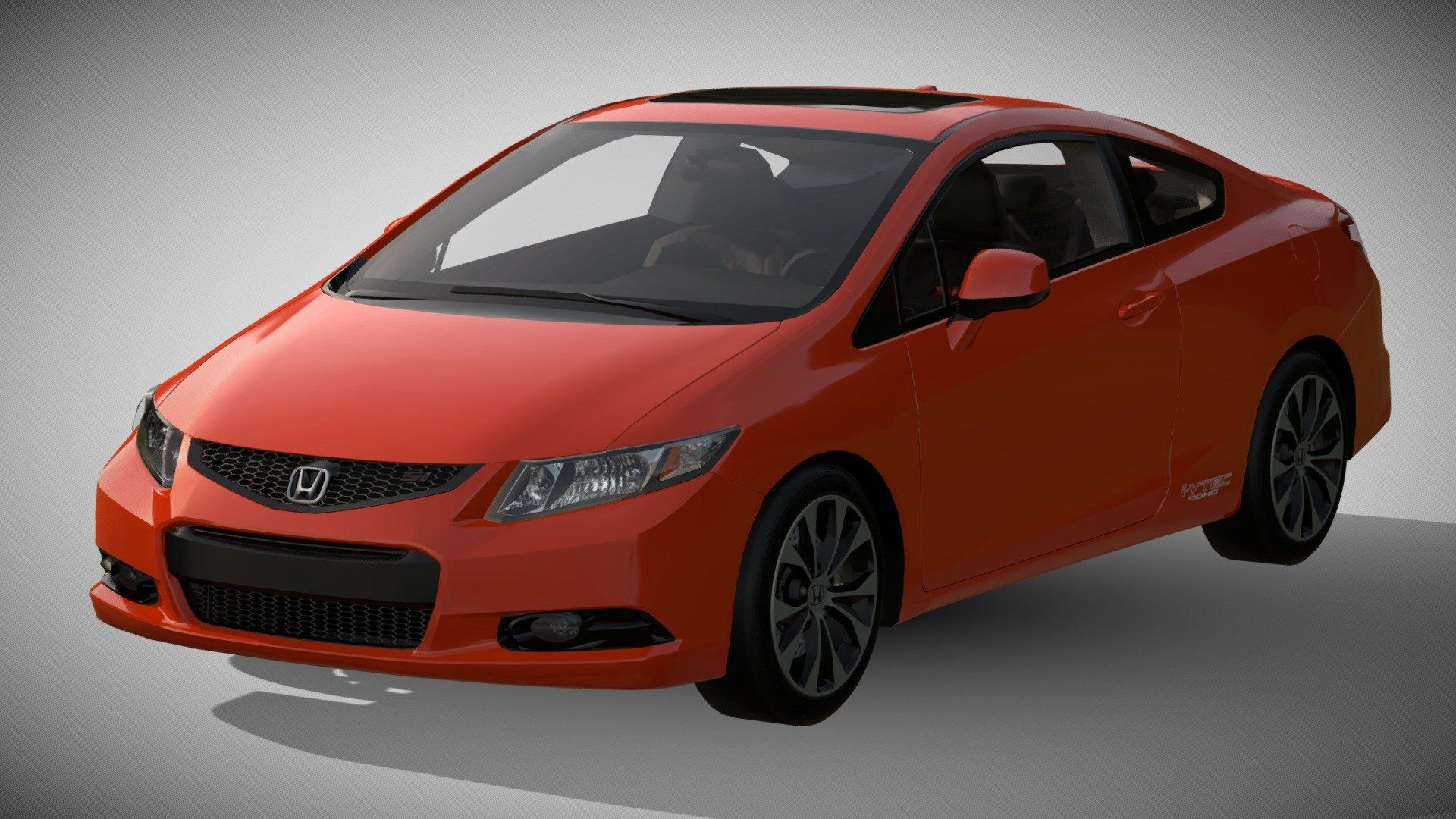 1920x1080 Honda Civic Si Coupe Free 3D model by Ddiaz Design [634897c]
