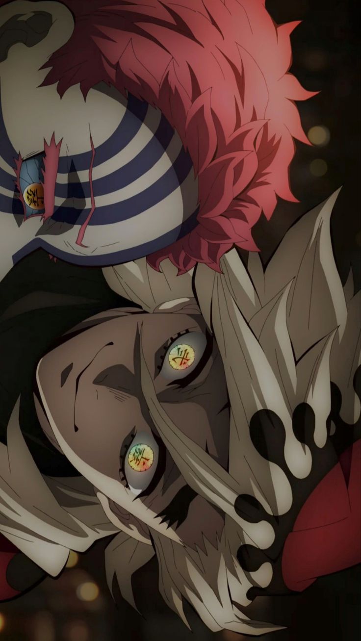736x1307 Upper Moons & 3. Douma & Akaza