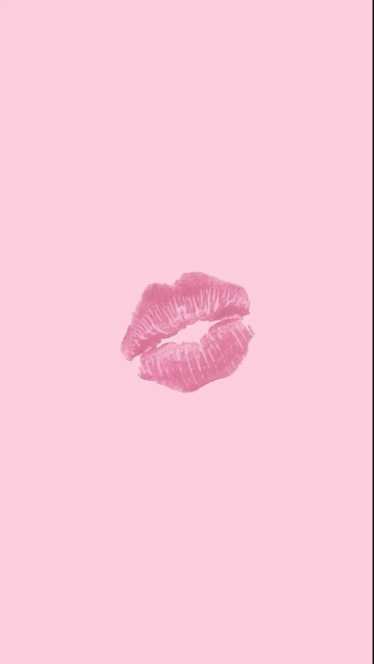 736x1308 Kawaii Pink Lipstick Wallpaper. Minimalist pink aesthetic, Pastel lipstick kiss, Pink lipstick kiss mark