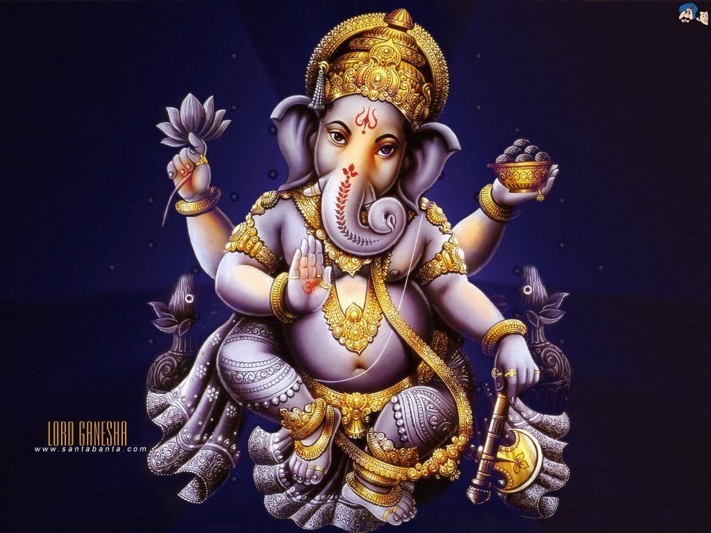 1024x768 Karpaga Vinayagar Wallpaper