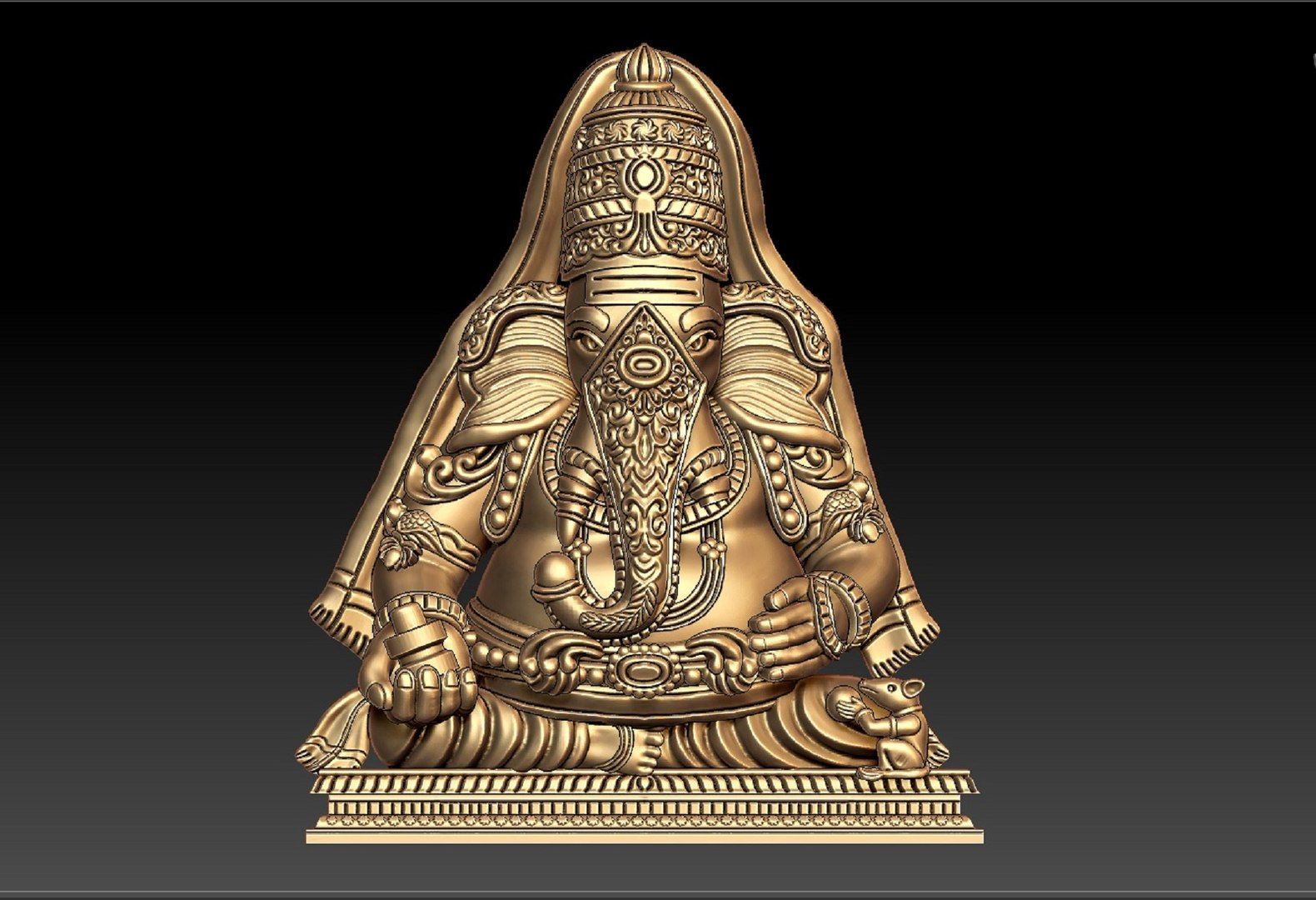 1580x1080 3D Karpaga Vinayagar PENDENT 3D Print Model