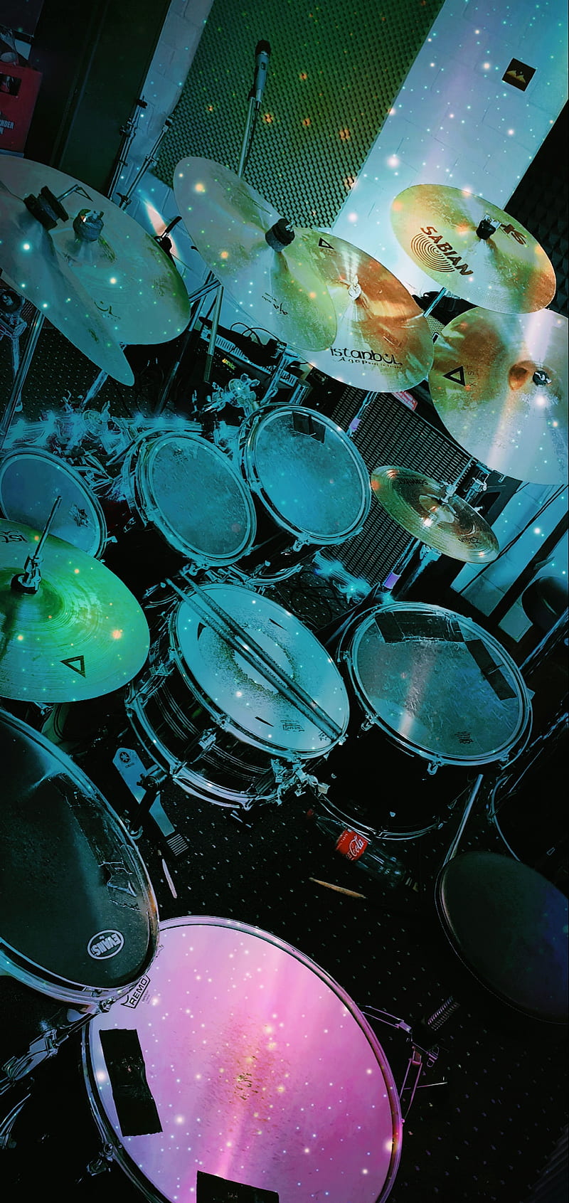 800x1691 SpaceDrums, cymbals, drums, drumsticks, metal, music, psicodelia, rock, sabian, HD phone wallpaper
