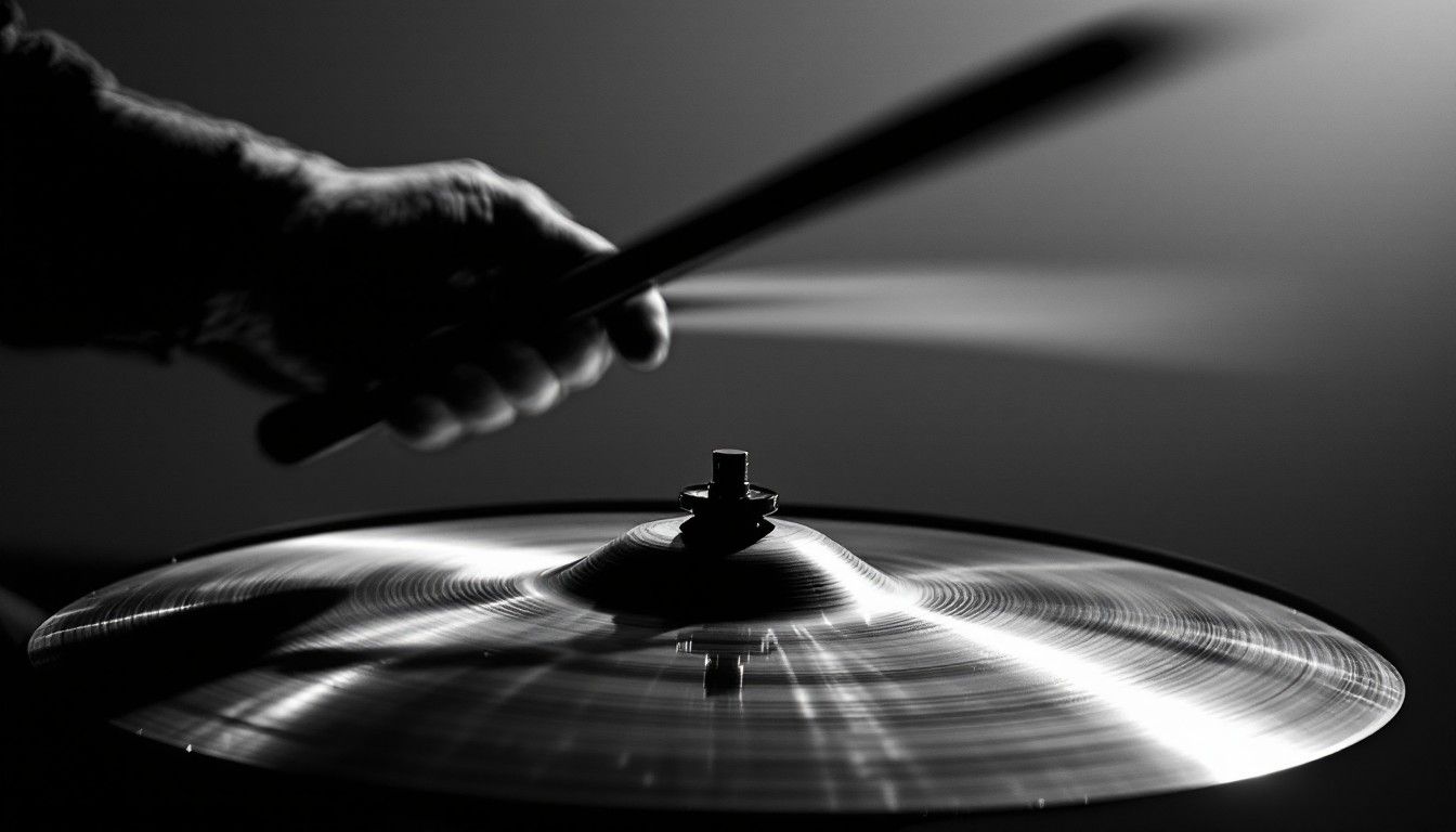 1344x768 Free Cymbal Motion Blur Image, Cymbal, Drumming