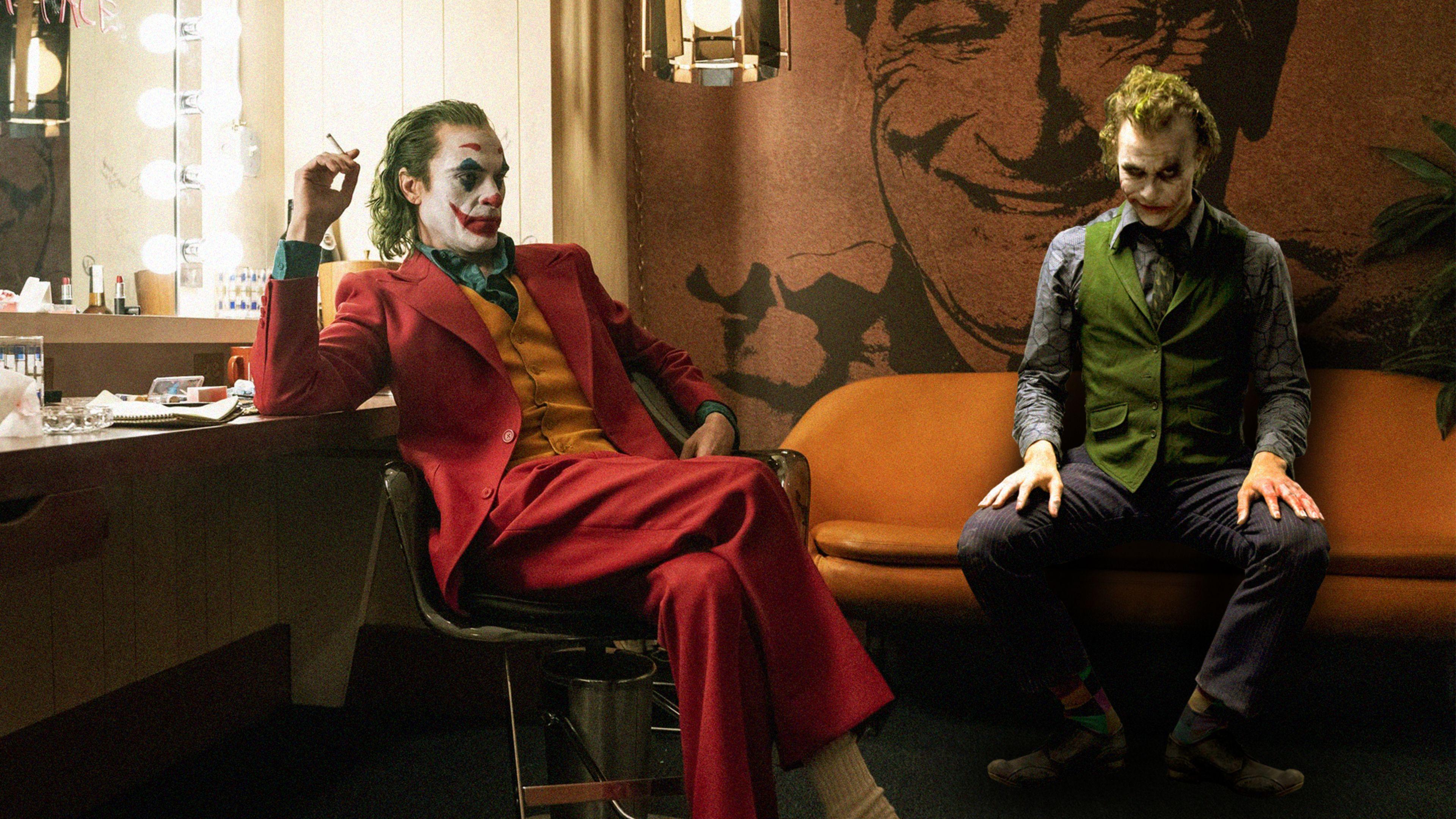 3840x2160 Wallpaper 4k Joker And Heath Ledger Art 4k Wallpaper, HD