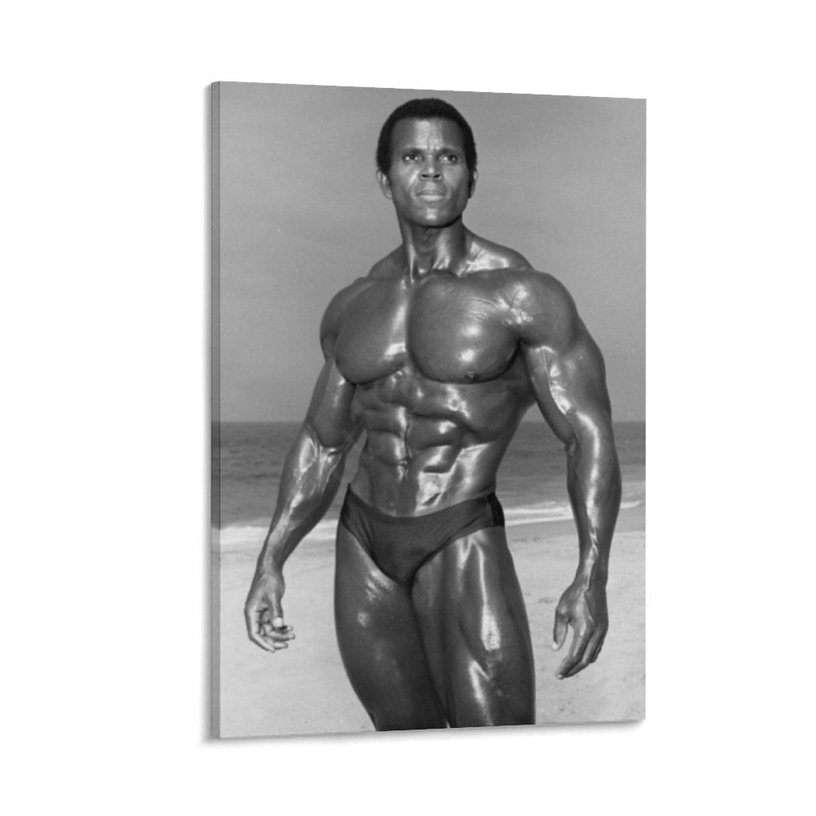 1600x1600 TOYOCC Serge Nubret Bodybuilder Quotes Portrait Muscular Man Fitness Vintage Black And White Poster (4) Canvas Poster Bedroom Decor Office Room Decor Gift Frame Style 12x18inch(30x45cm) : Amazon.ca: Home