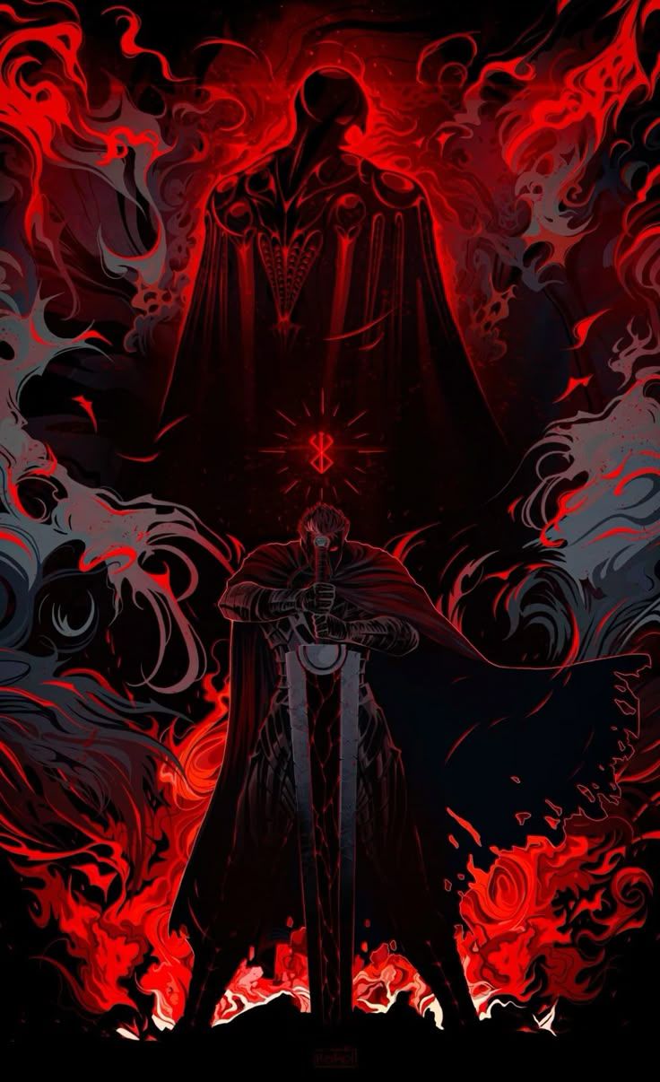 736x1206 Berserk HD wallpaper