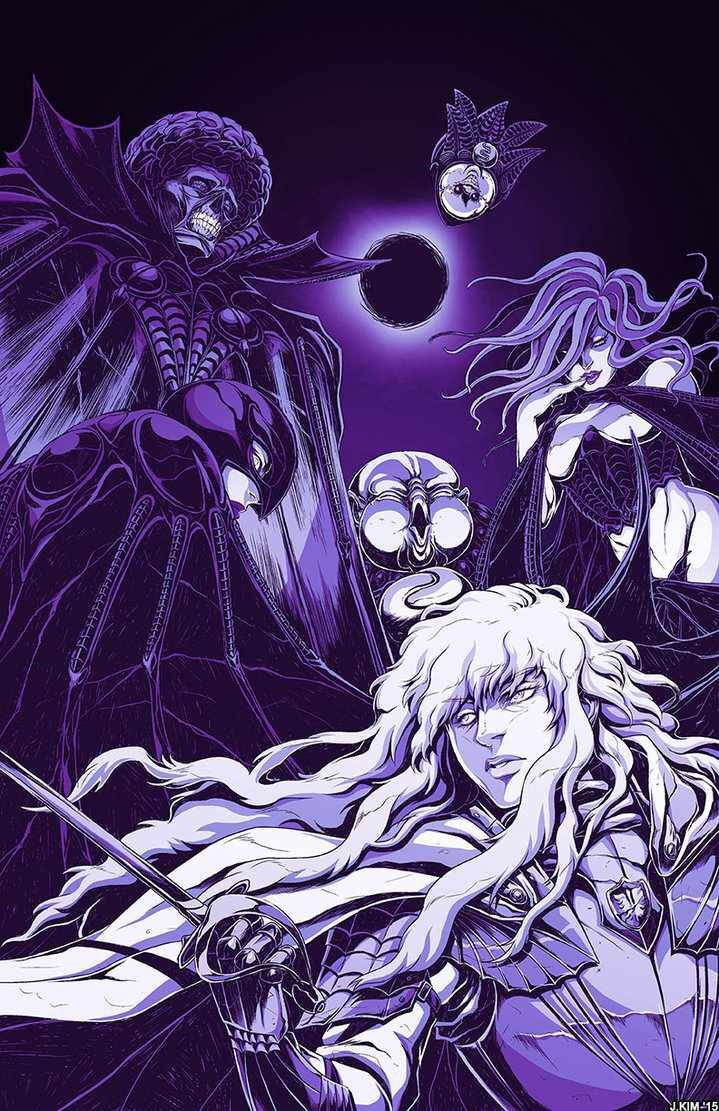 719x1111 Griffith berserk wallpaper. Griffith darkness, Berserk vagabond, Berserk art