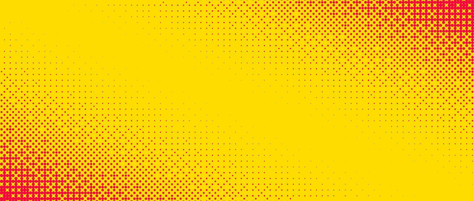1920x815 Pixelated corner gradient texture. Yellow orange dither diagonal pattern background. Abstract glitchy pattern. 8 bit game screen wallpaper. Pixel art retro illustration. Bitmap backdrop