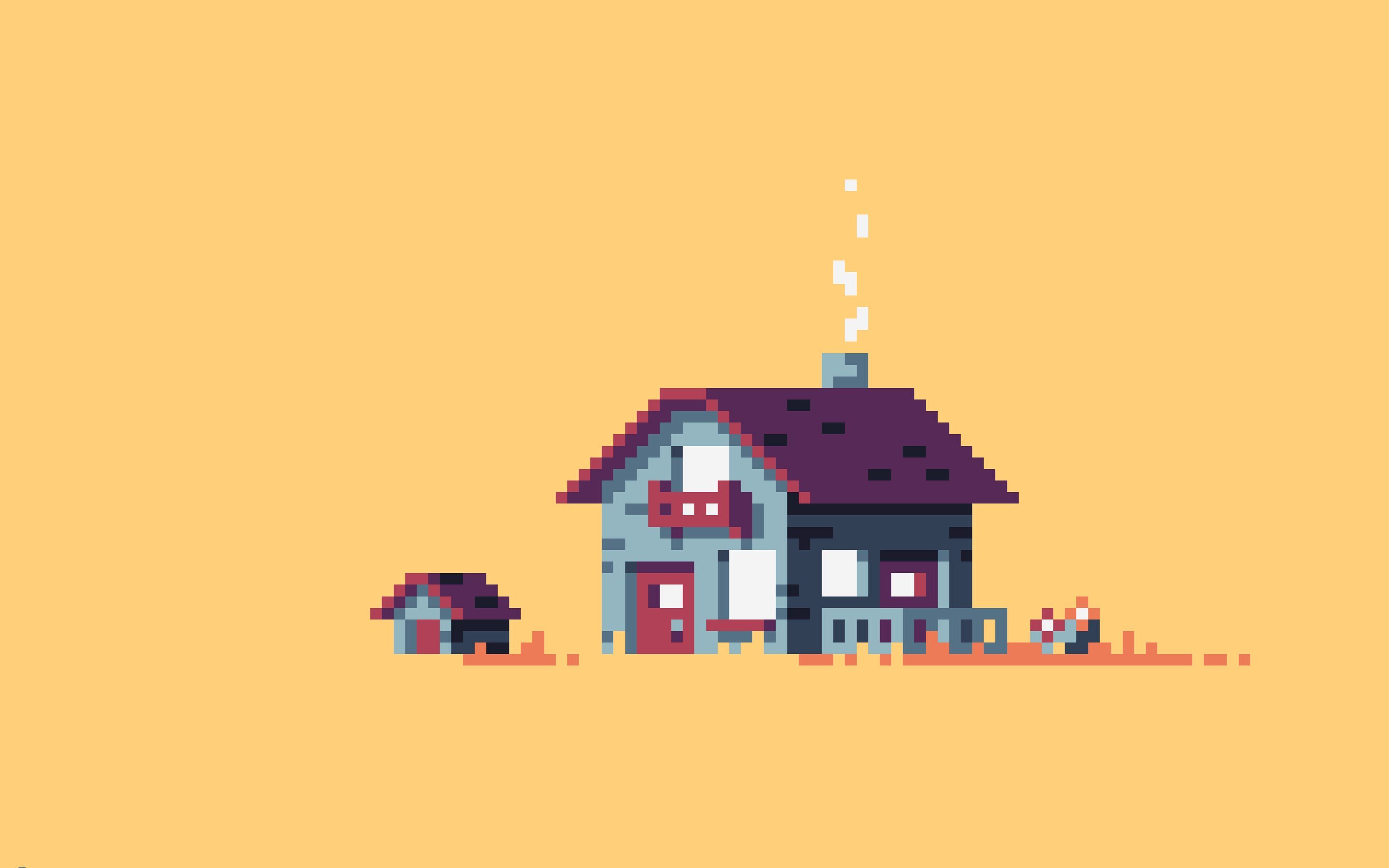 2880x1800 Pixel Art Wallpaper HD 49571