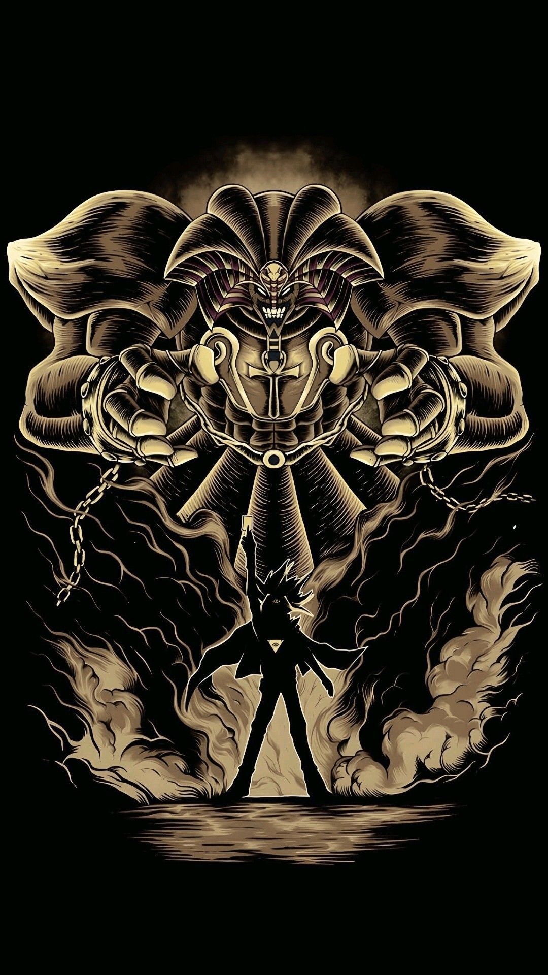 1080x1920 Exodia the Forbidden One Anime