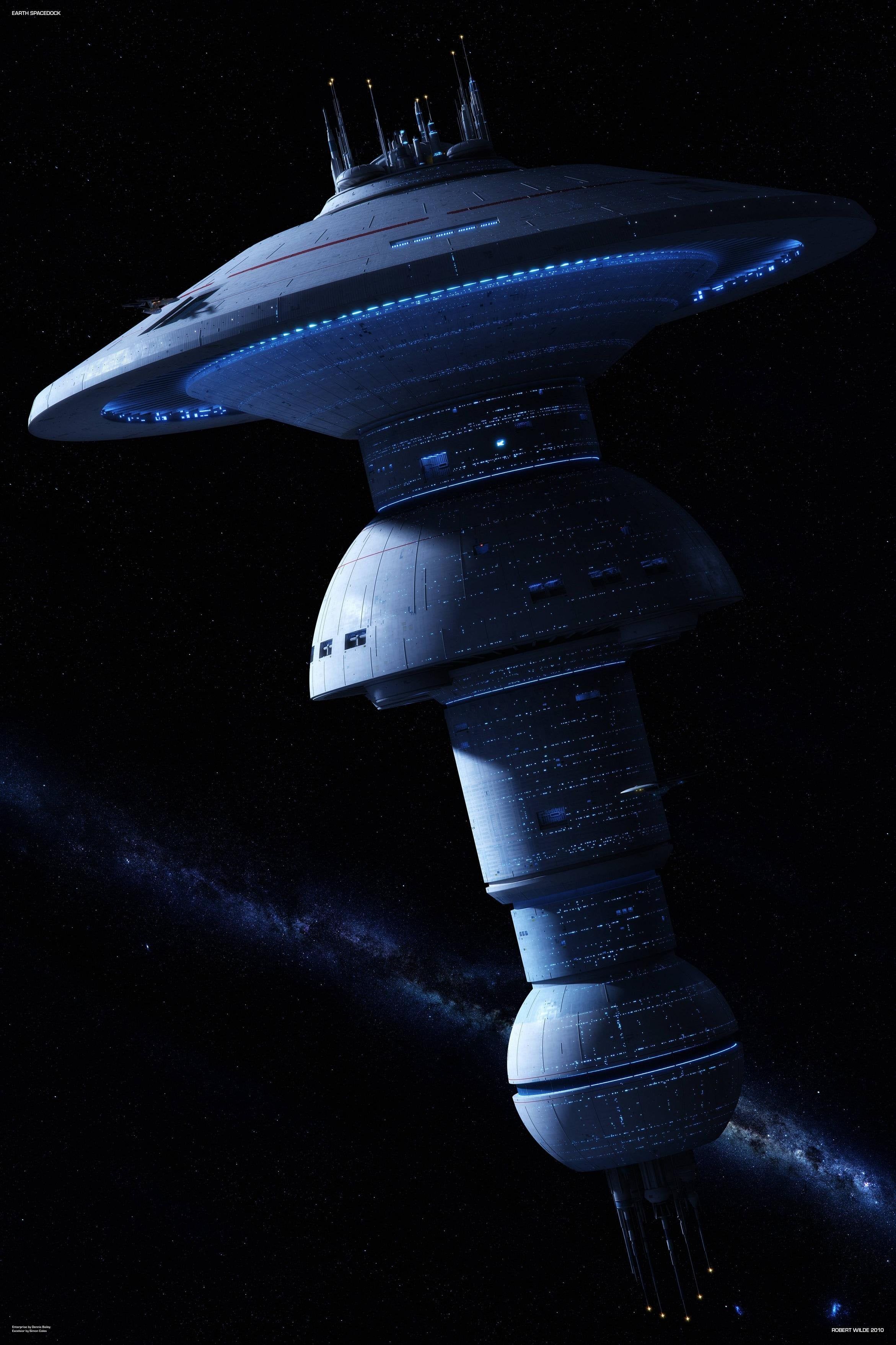 2342x3514 Federation Spacedock. High resolution. [pic]