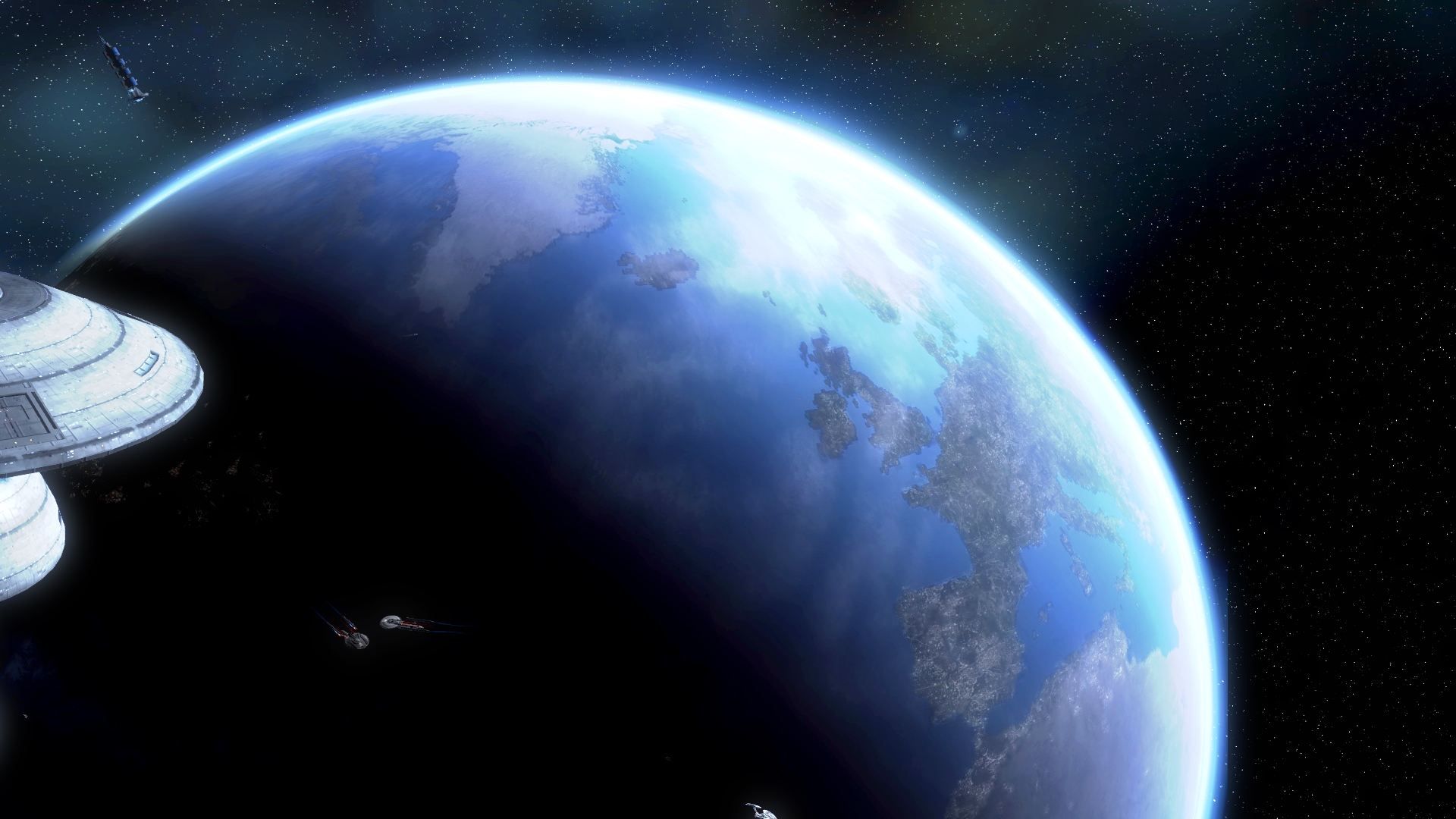 1920x1080 Star Trek Earth Space Dock • Image • WallpaperFusion by Binary Fortress Software