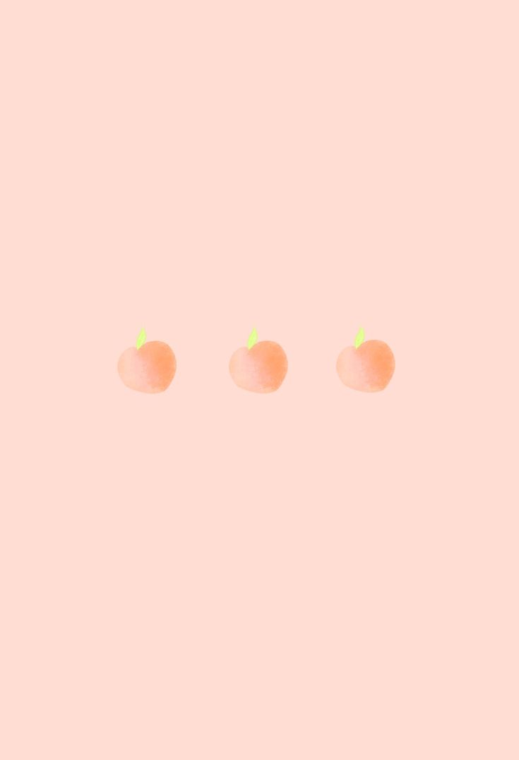 735x1076 Cute Minimalist Peach Wallpaper. Fond d'écran iphone mignon, Papier peint pêche