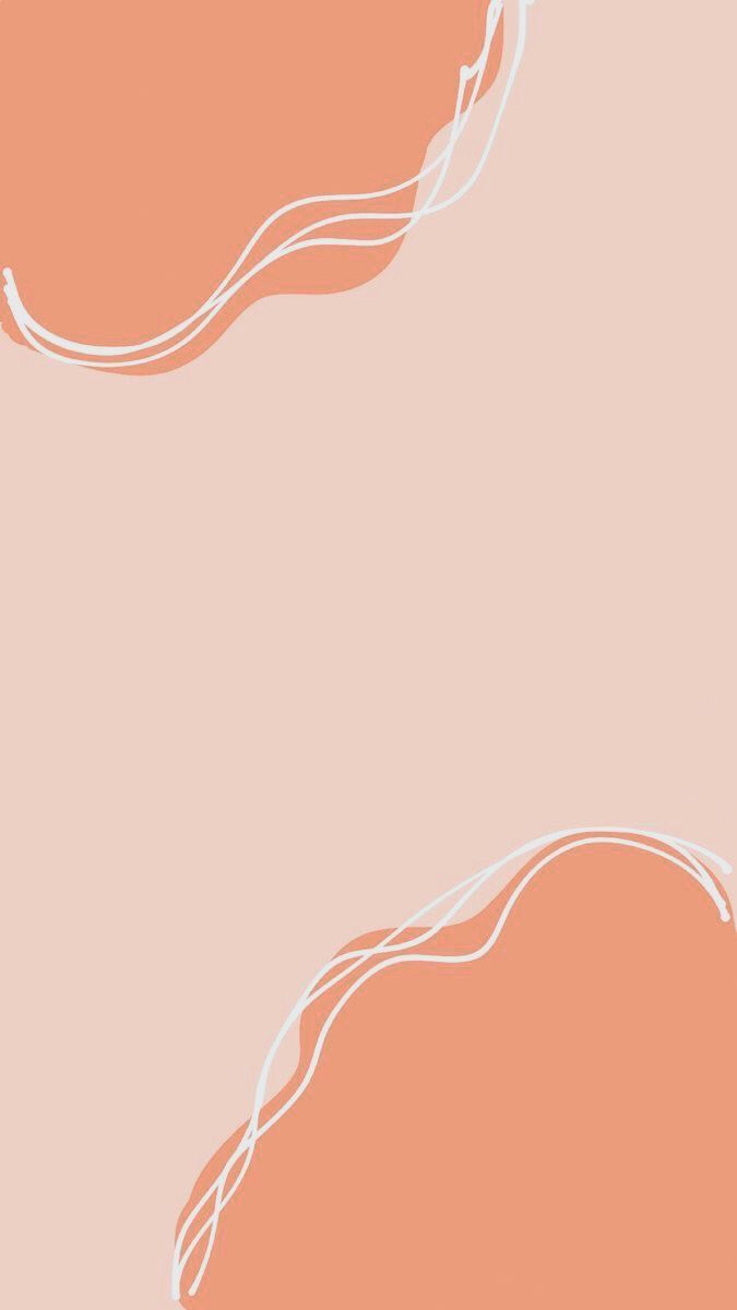 675x1200 Peach and Pink Abstract Wallpaper. Pastel orange wallpaper design, Simple peach background, Peachy background aesthetic