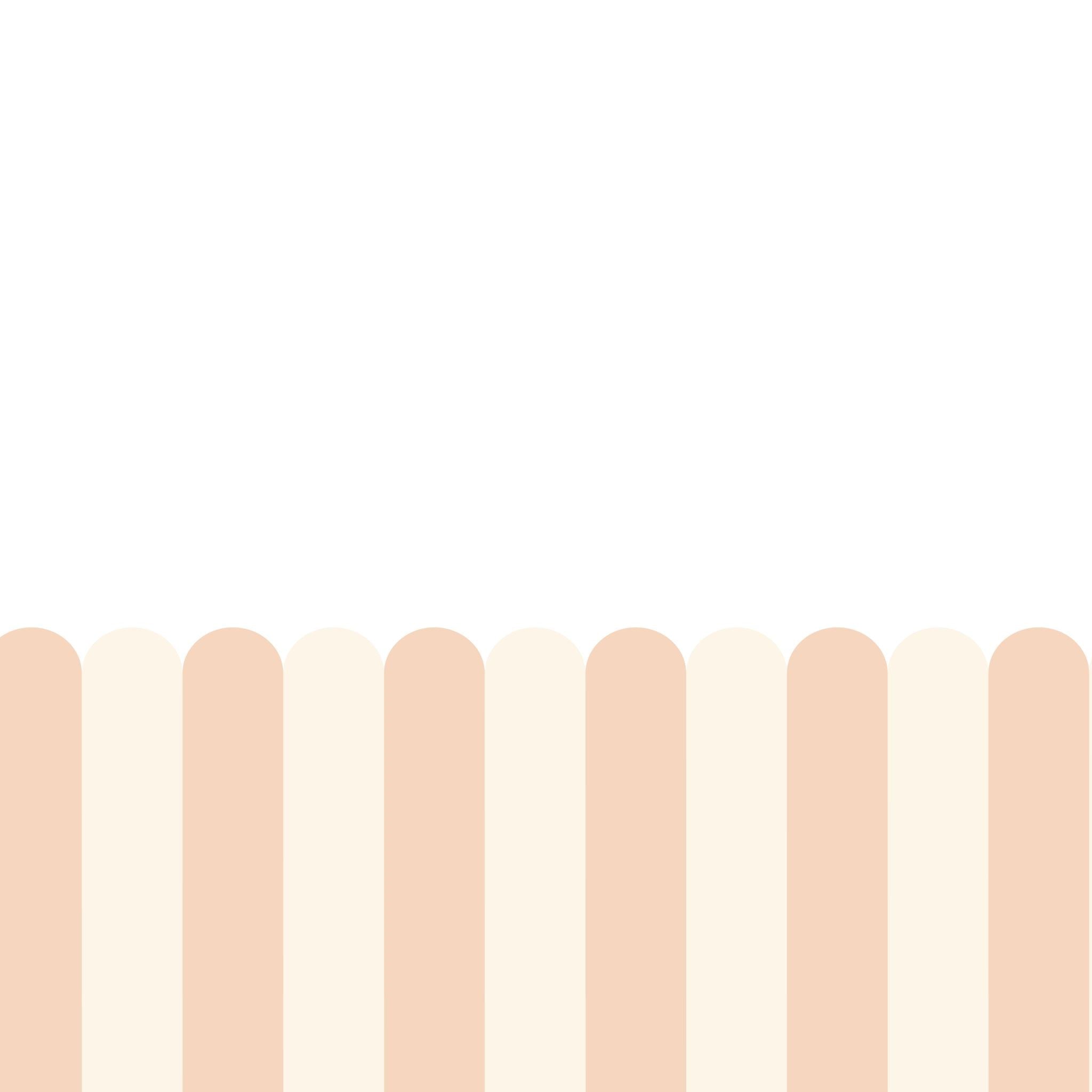 2048x2048 Beige & Cream Picket Fence Wallpaper Pickets (Peach) ft (h) x 19